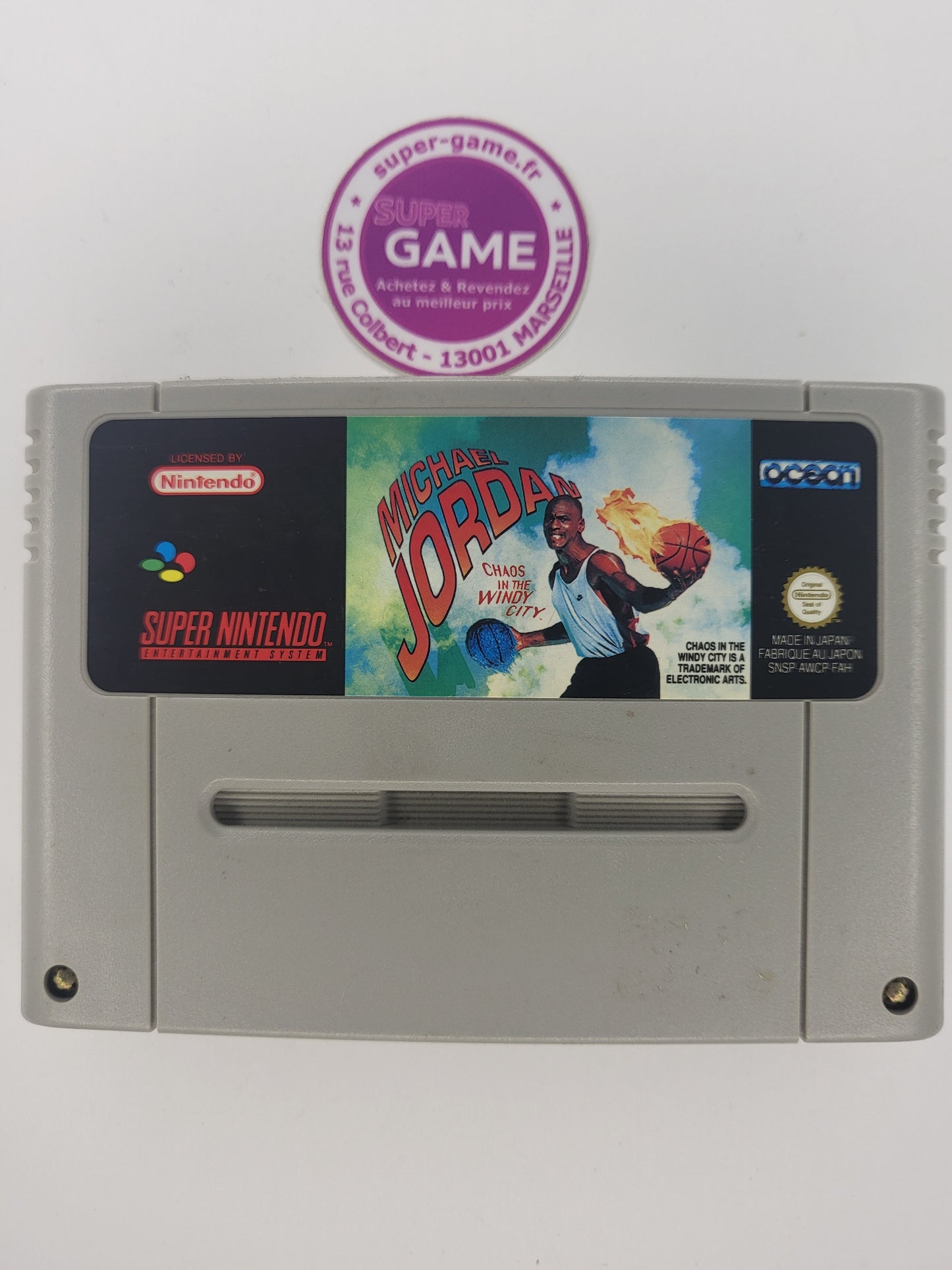 MICHAEL JORDAN CHAOS IN THE WINDY CITY - sans boite - SNES