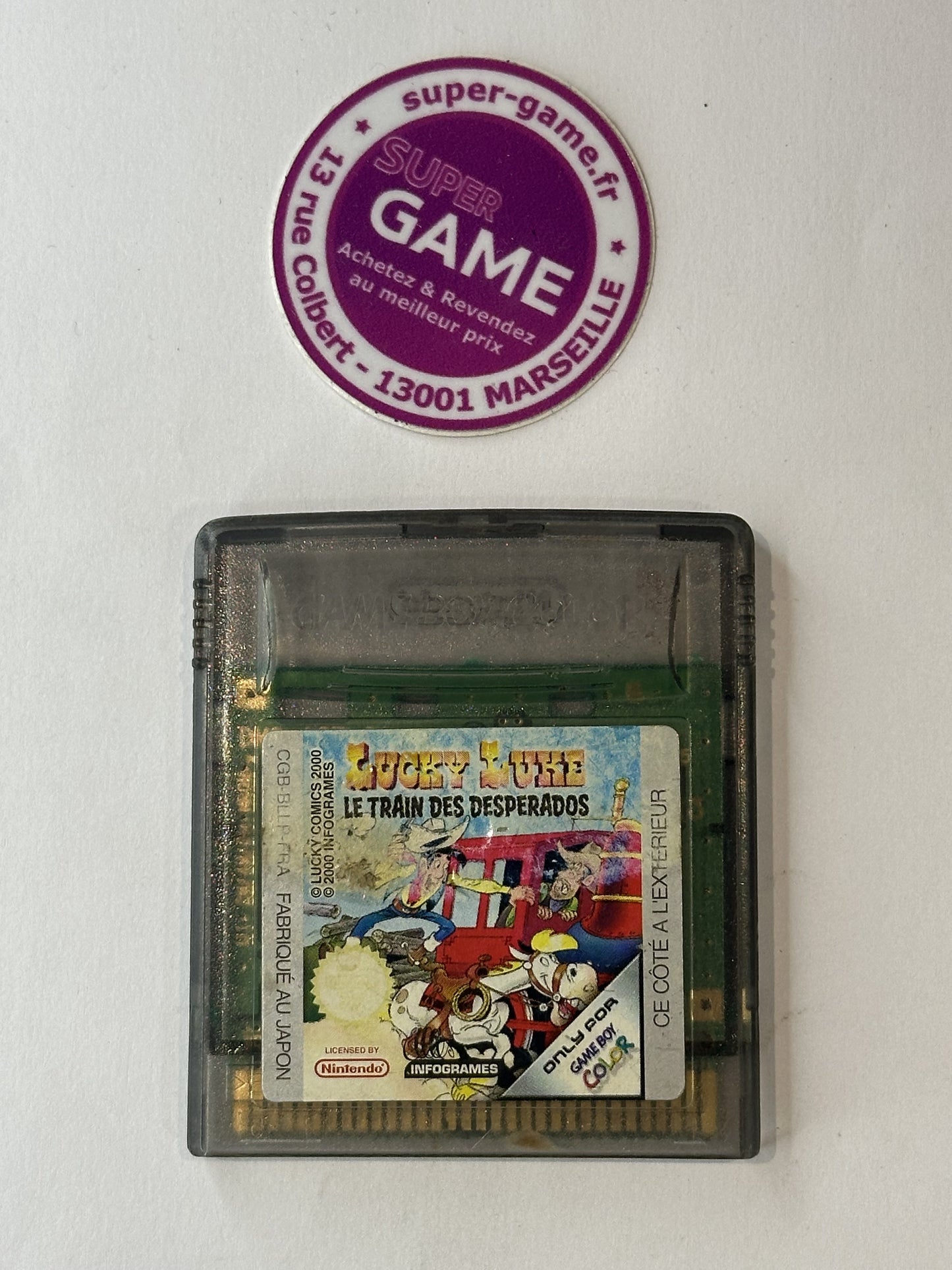 LUCKY LUKE LE TRAIN DES DESPERADOS - sans boite - GAMEBOY COLOR
