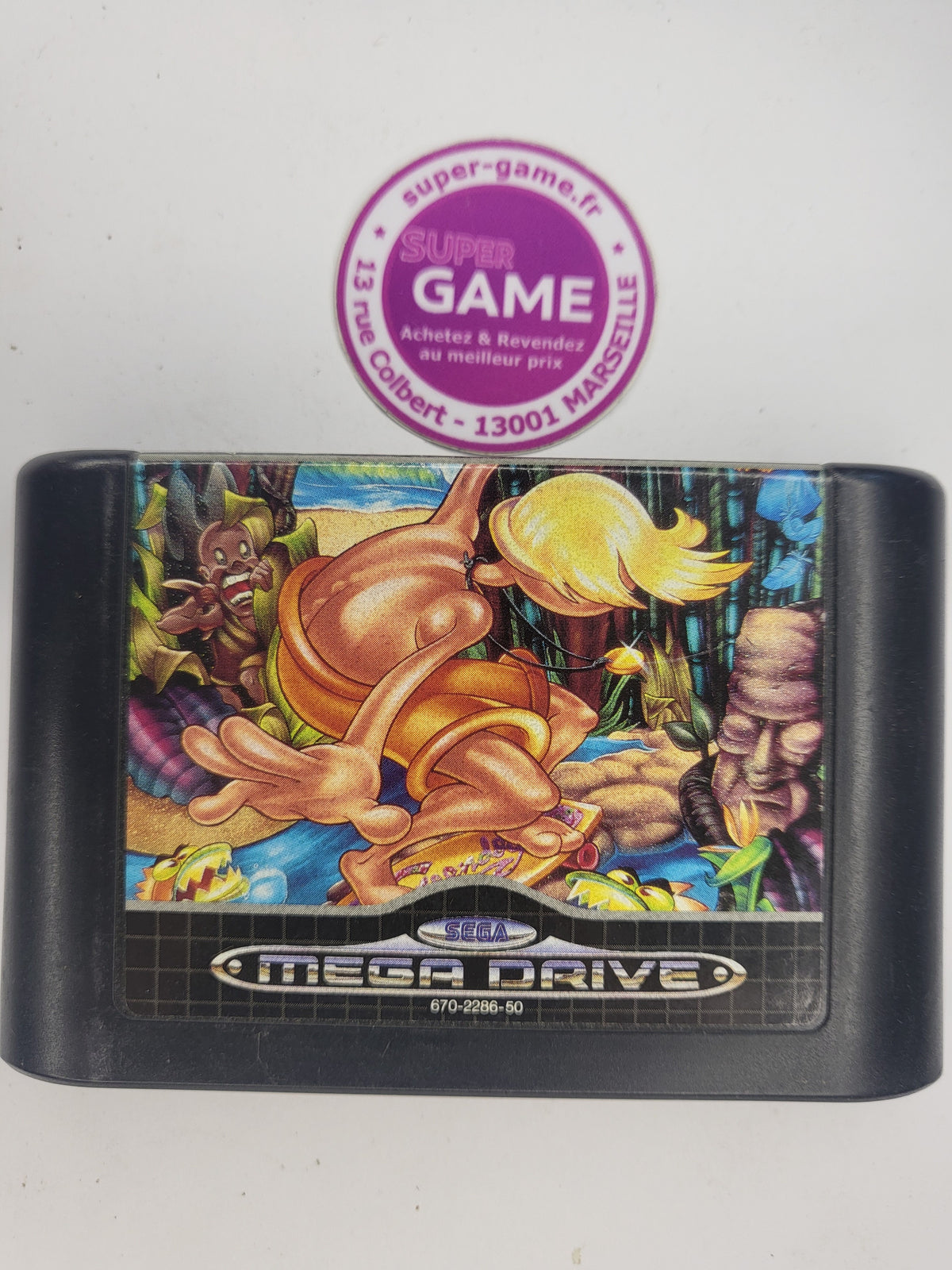 GREENDOG THE BEACHED SURFER DUDE - sans boite - MEGADRIVE