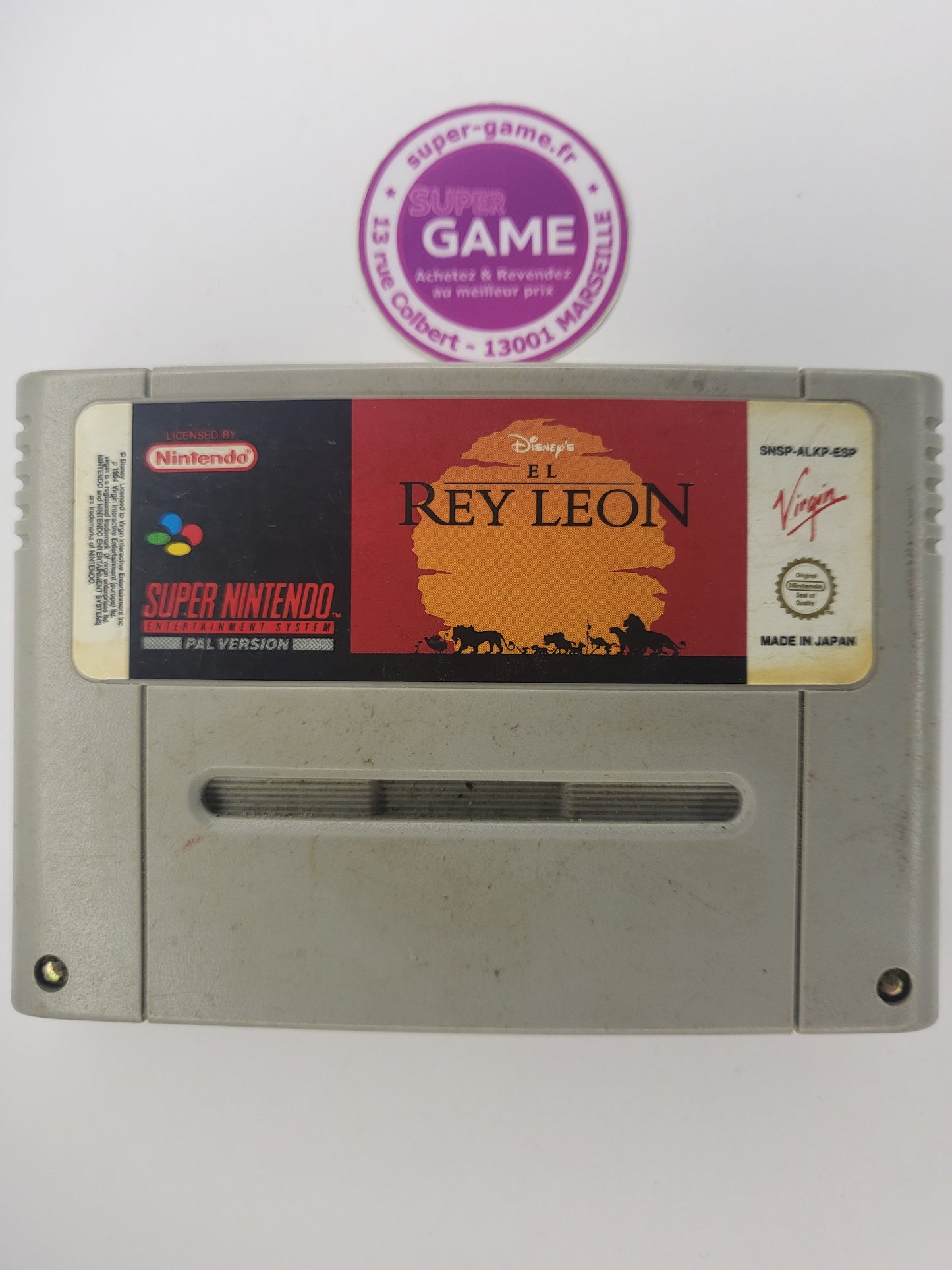 LE ROI LION - sans boite - SNES