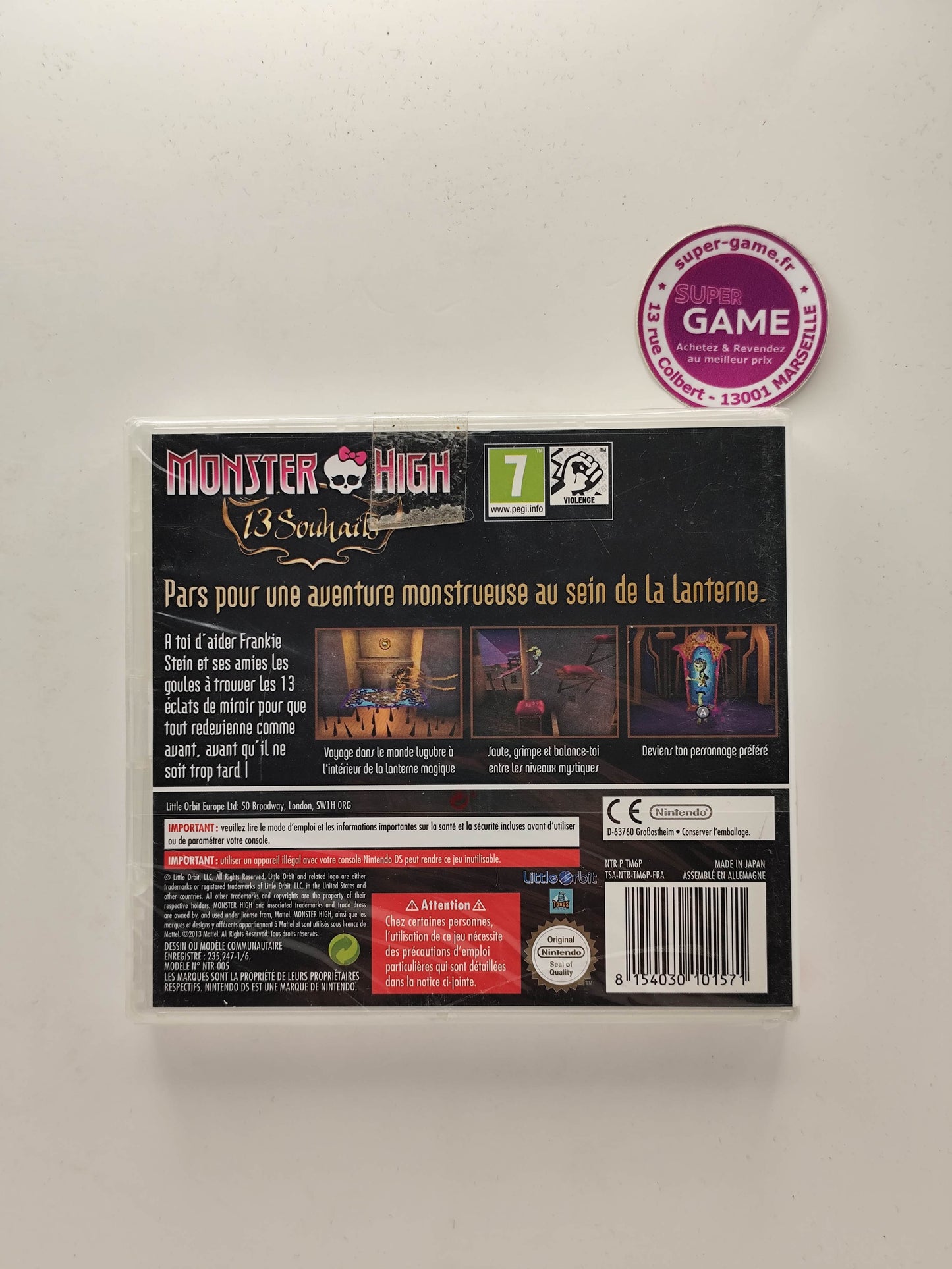 MONSTER HIGH 13 SOUHAITS - NEUF - DS