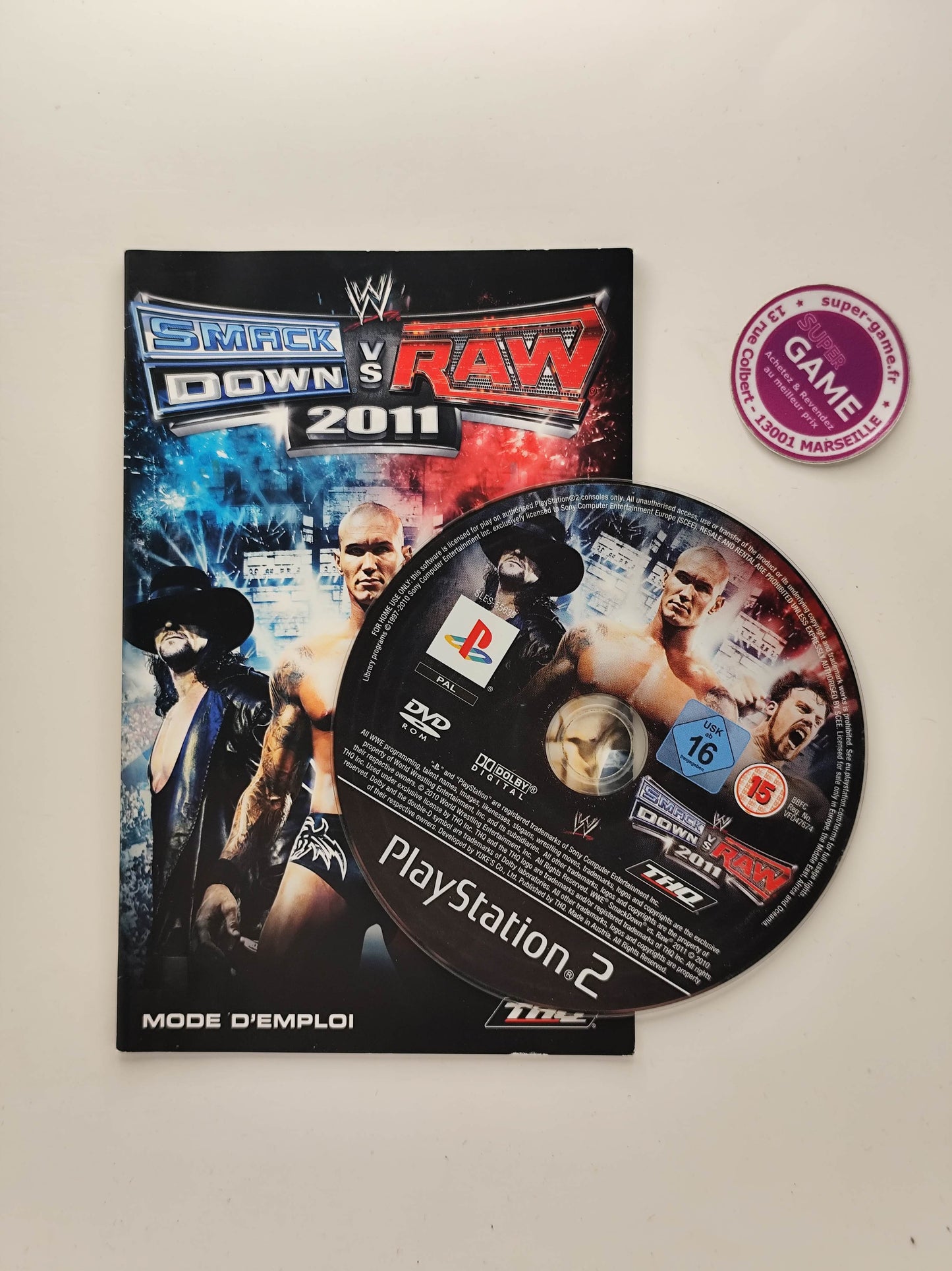 WWE SMACKDOWN VS RAW 2011 - PS2
