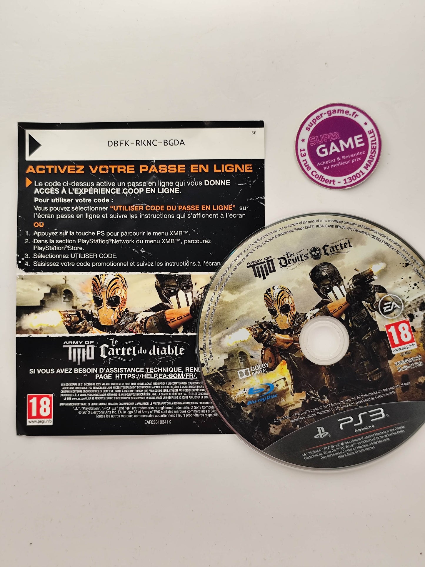 ARMY OF TWO LE CARTEL DU DIABLE - PS3