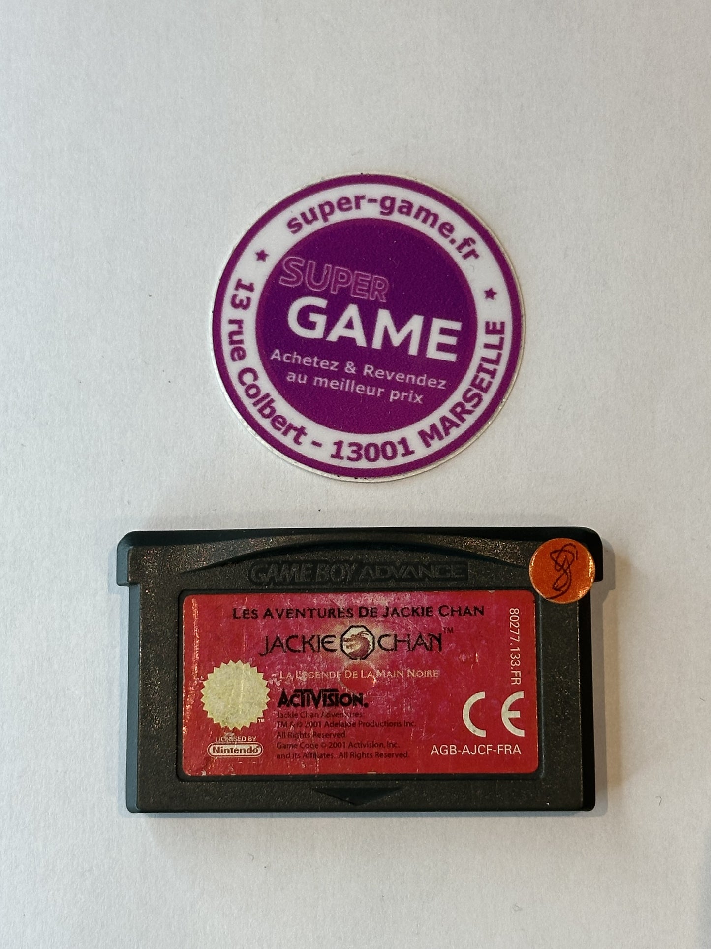 LES AVENTURES DE JACKY CHAN JACKY CHAN LA LEGENDE DE LA MAIN NOIRE - sans boite - GAMEBOY ADVANCE