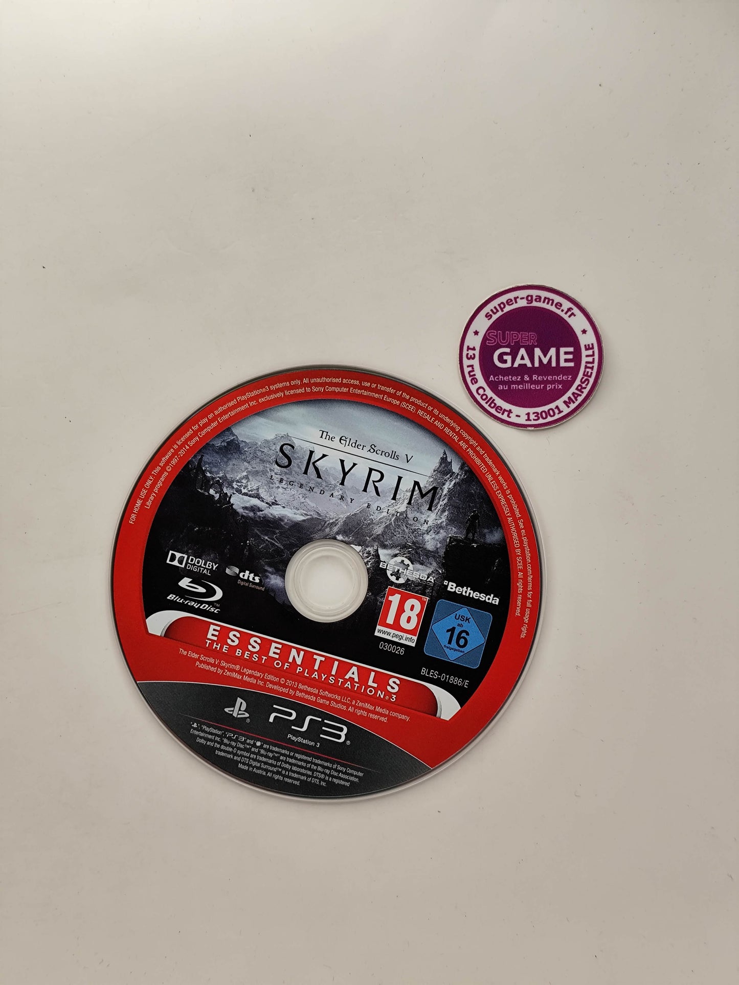 THE ELDER SCROLLS 5 SKYRIM LEGENDARY EDITION - Essentials - PS3