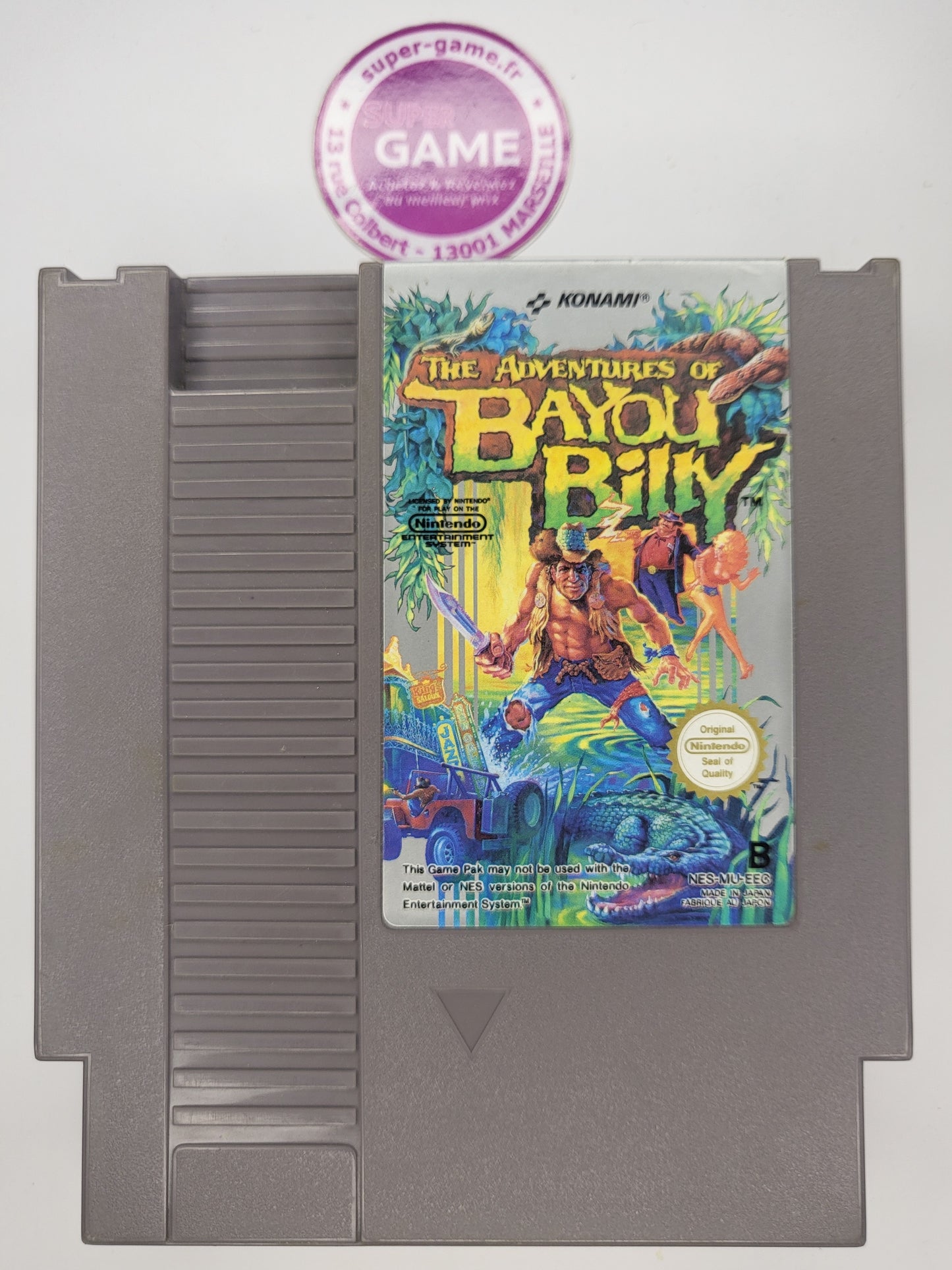 THE ADVENTURES OF BAYOU BILLY - sans boite - NES