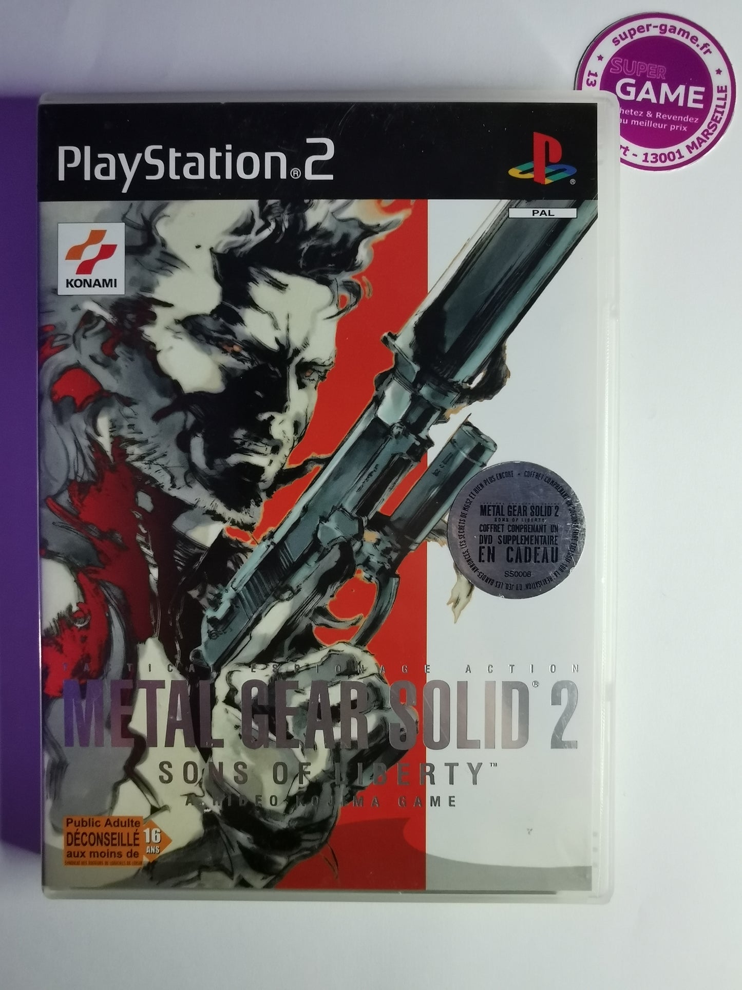 Metal Gear Solid 2 Sons of Liberty + DVD