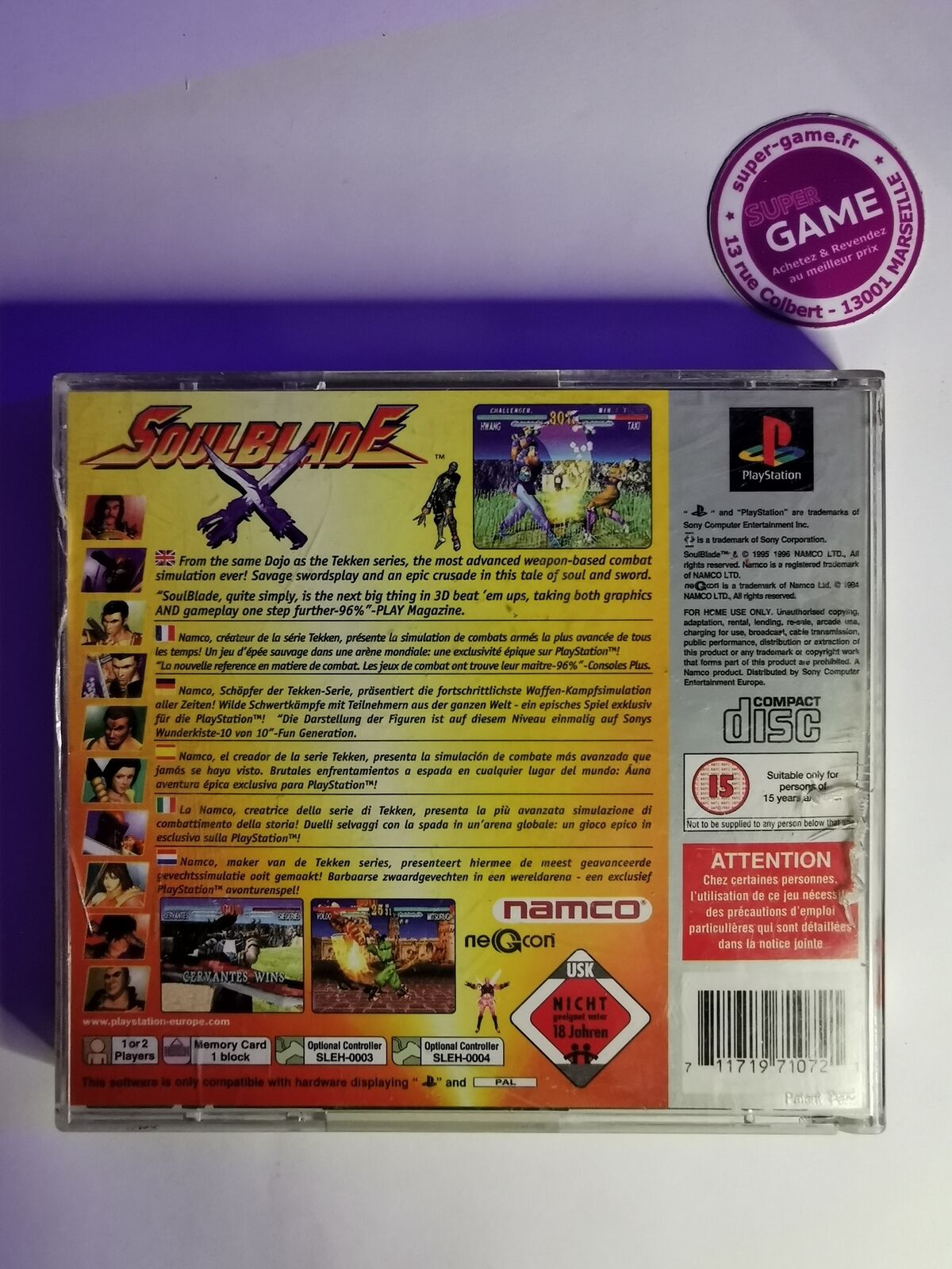 SOULBLADE - PS1 #634