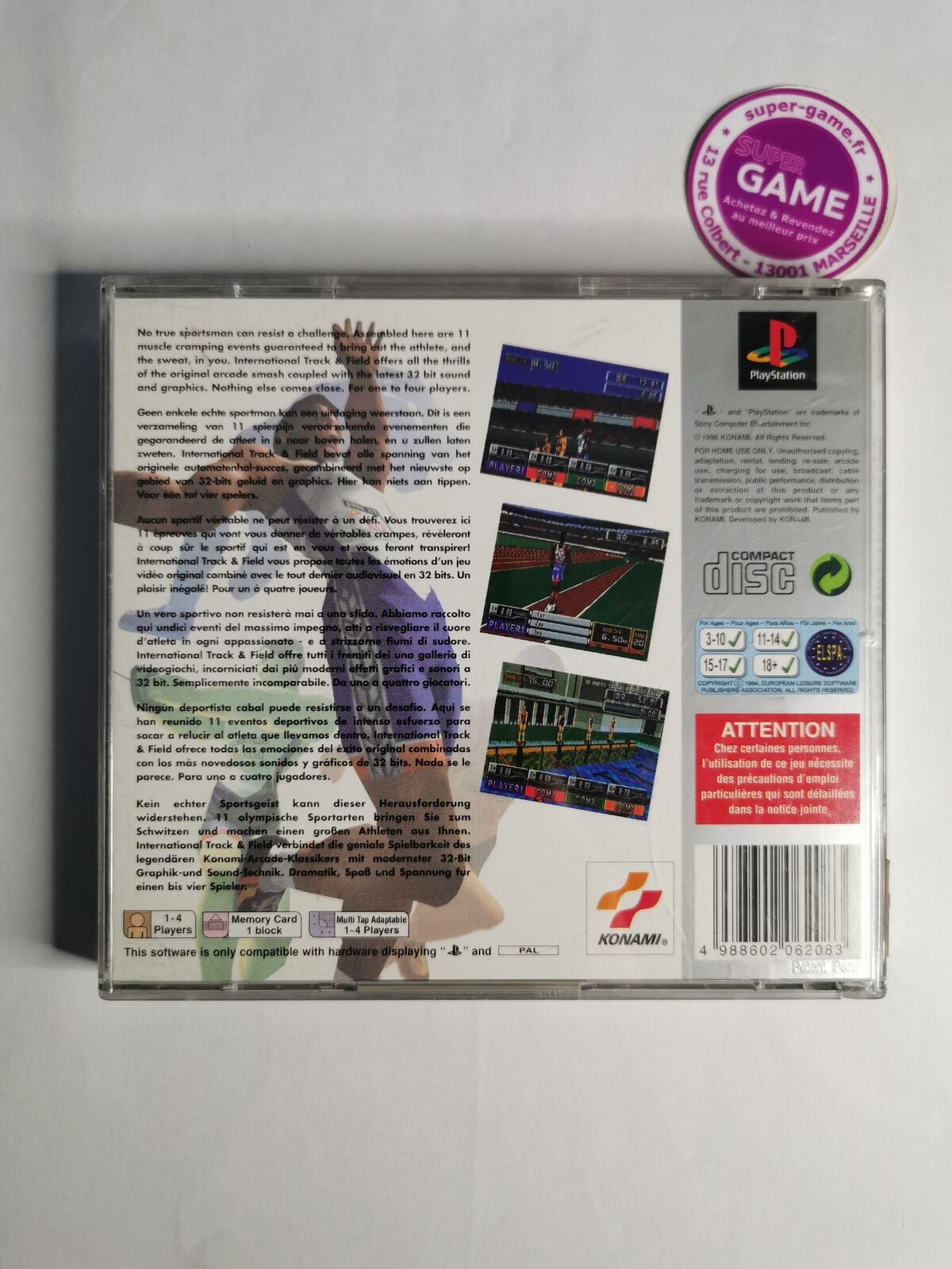 INTERNATIONAL TRACK & FIELD - PS1 #570