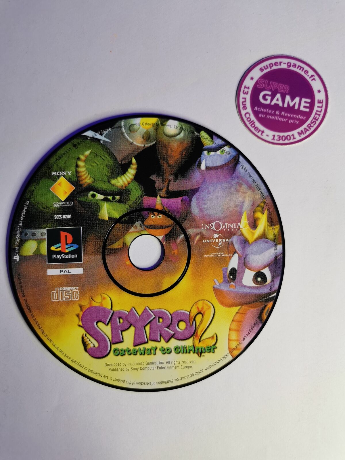SPYRO 2: GATEWAY TO GLIMMER - PS1 #641