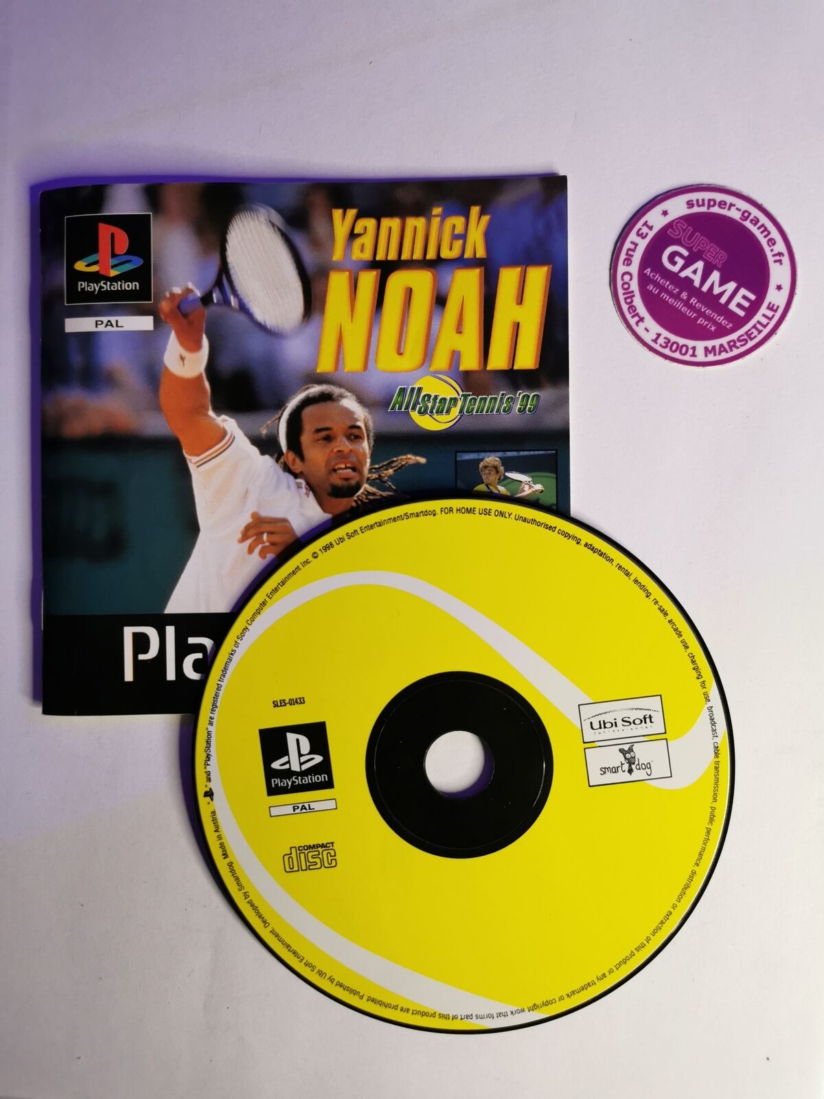 YANNICK NOAH ALL STARS TENNIS 99 - PS1 #687