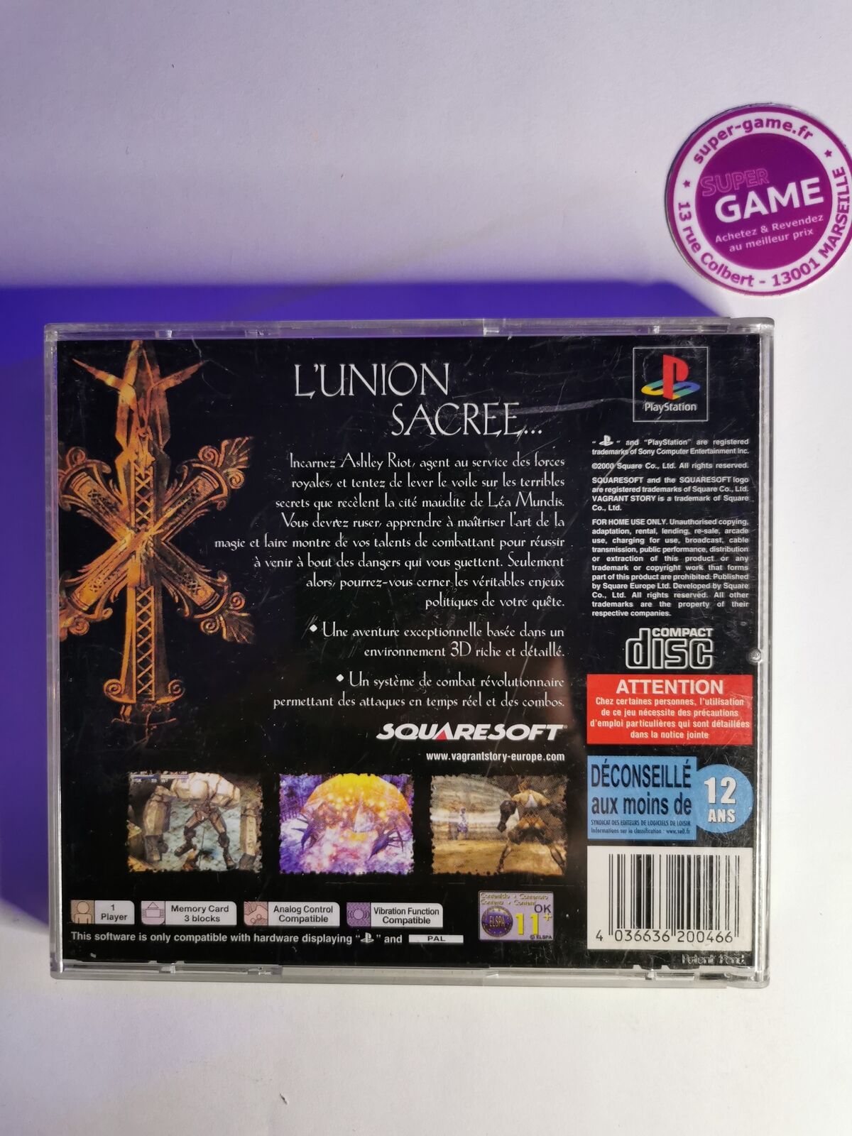 VAGRANT STORY - PS1 #670