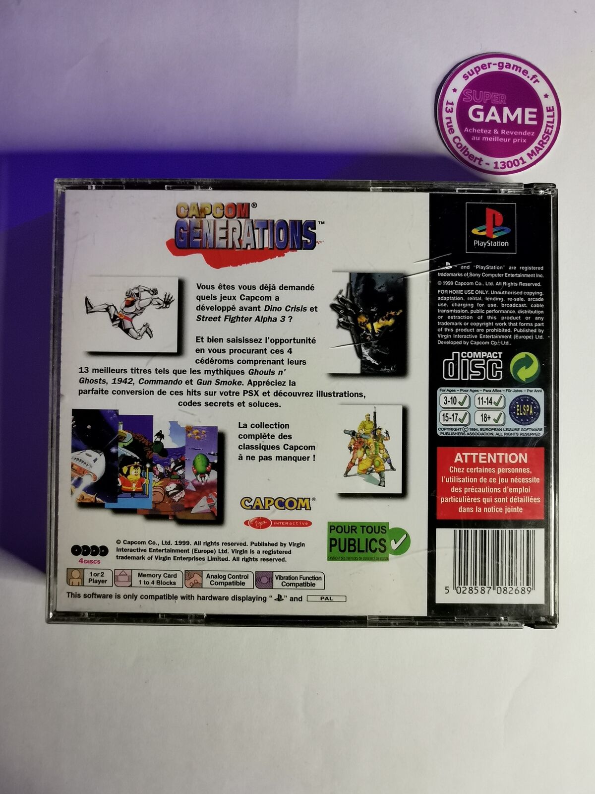 CAPCOM GENERATIONS - PS1 #502
