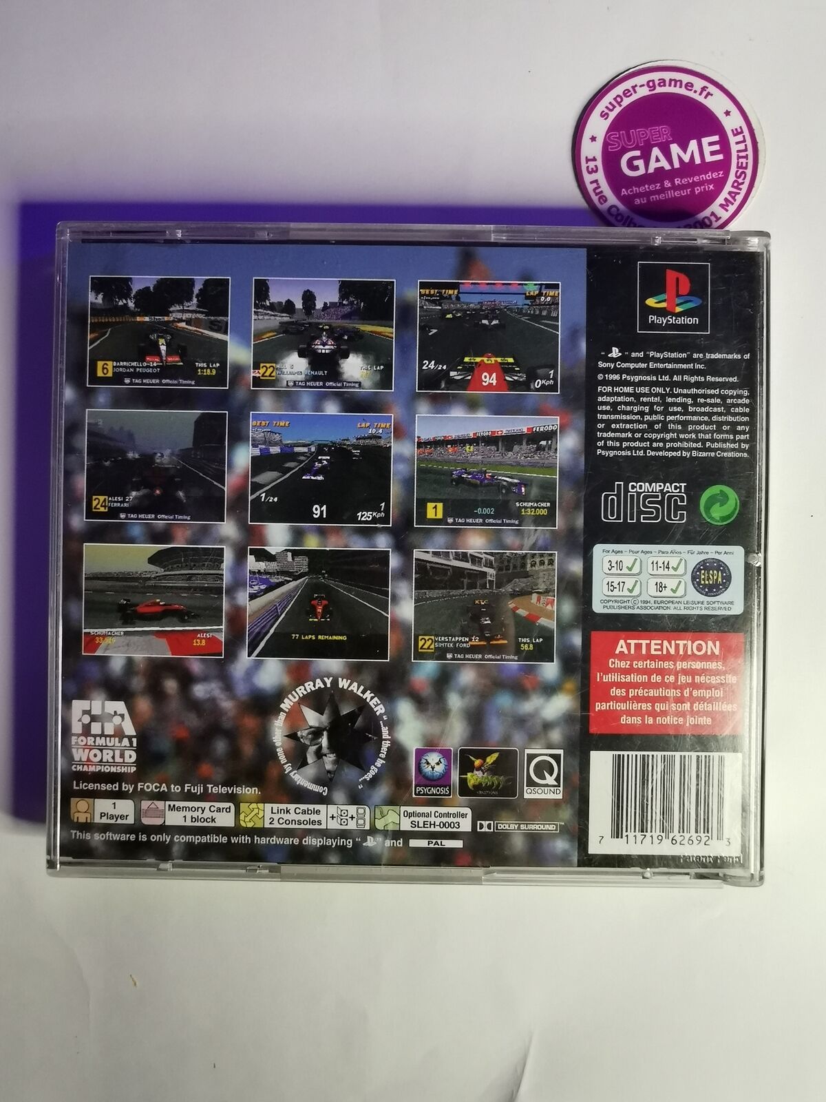 FORMULA ONE - PS1 #556