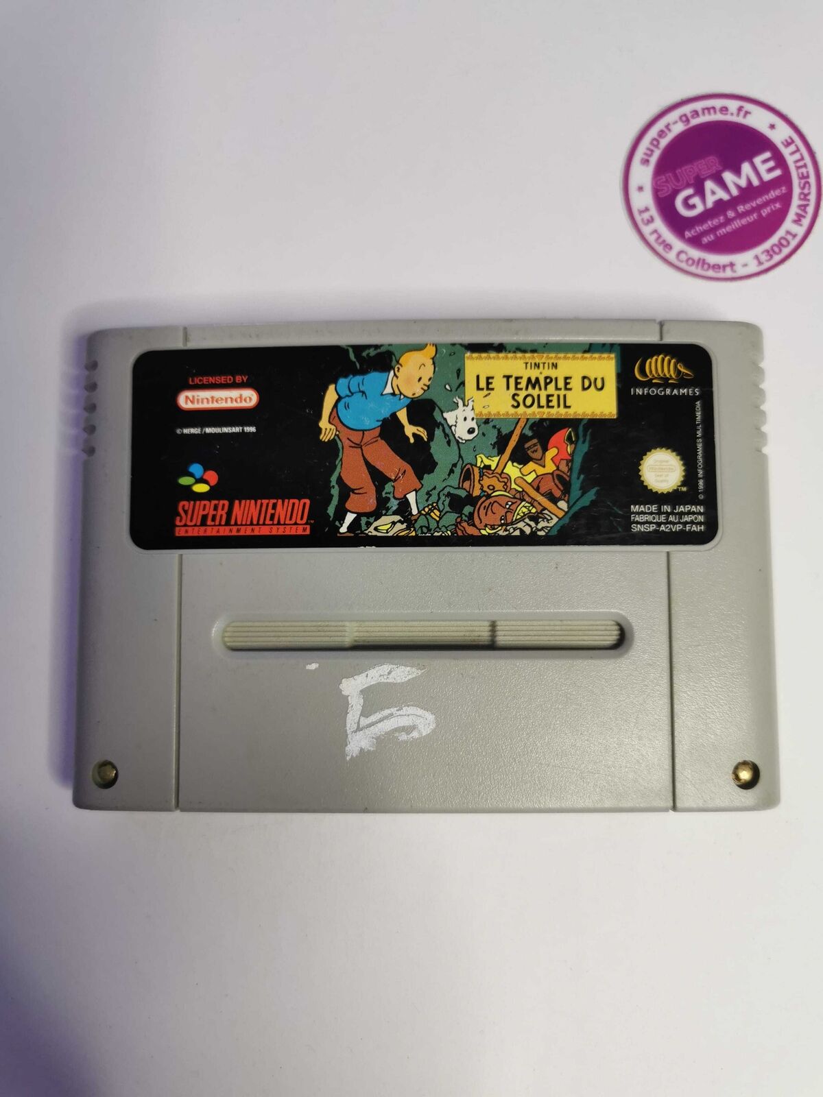 TINTIN ET LE TEMPLE DU SOLEIL - SNES #947