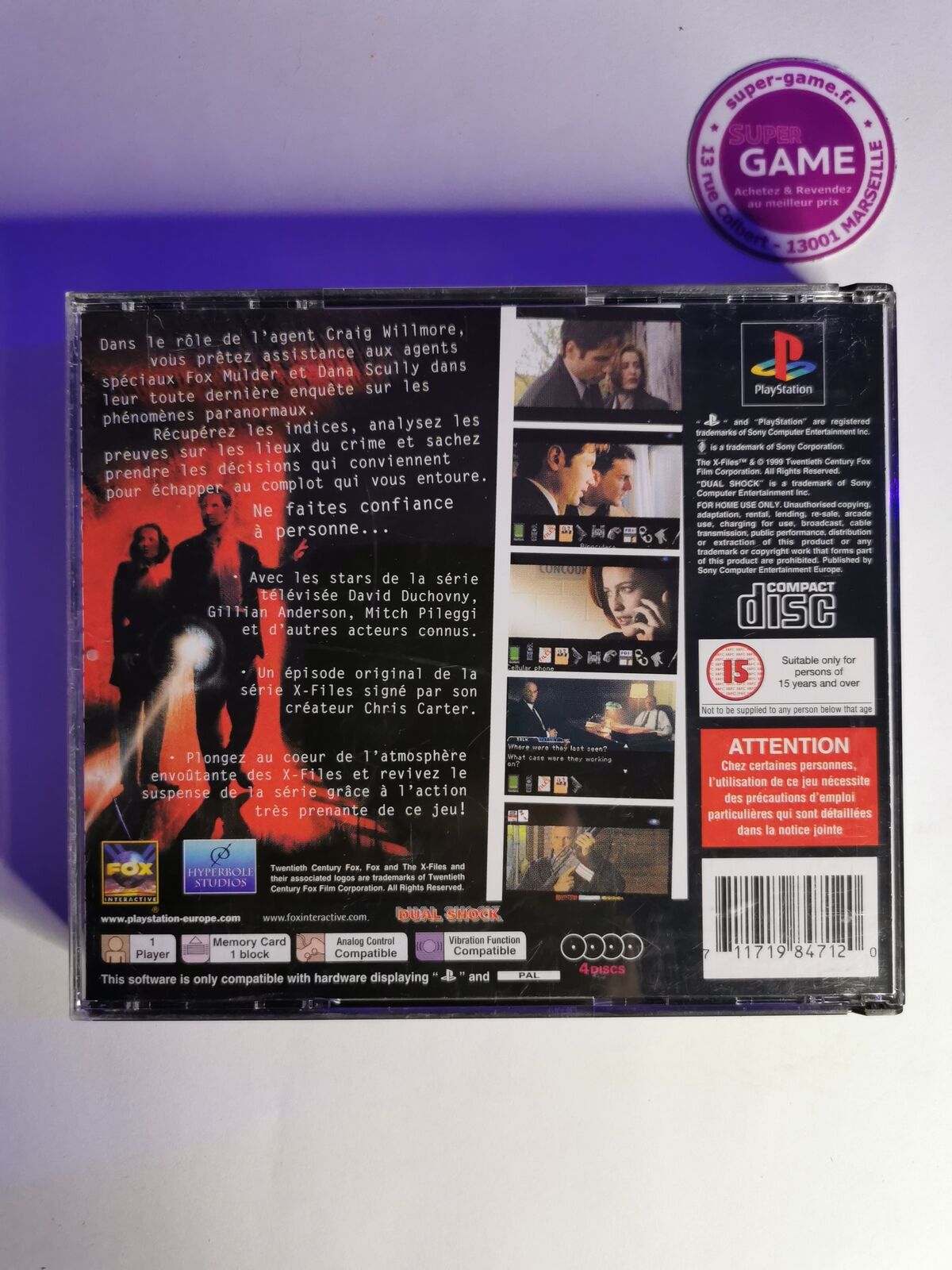 THE X-FILES - PS1 #655