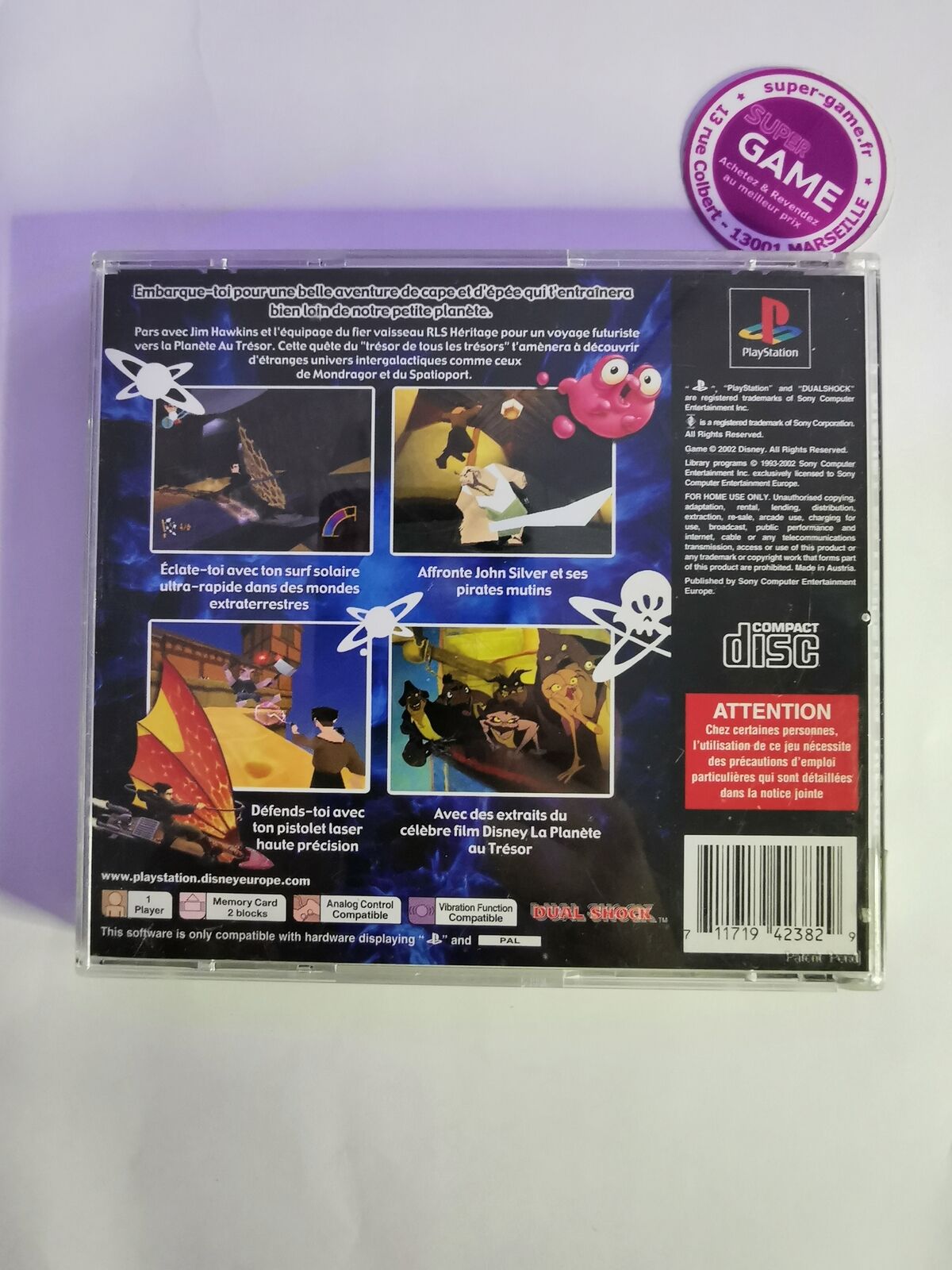 DISNEY LA PLANÈTE AU TRÉSOR - PS1 #527