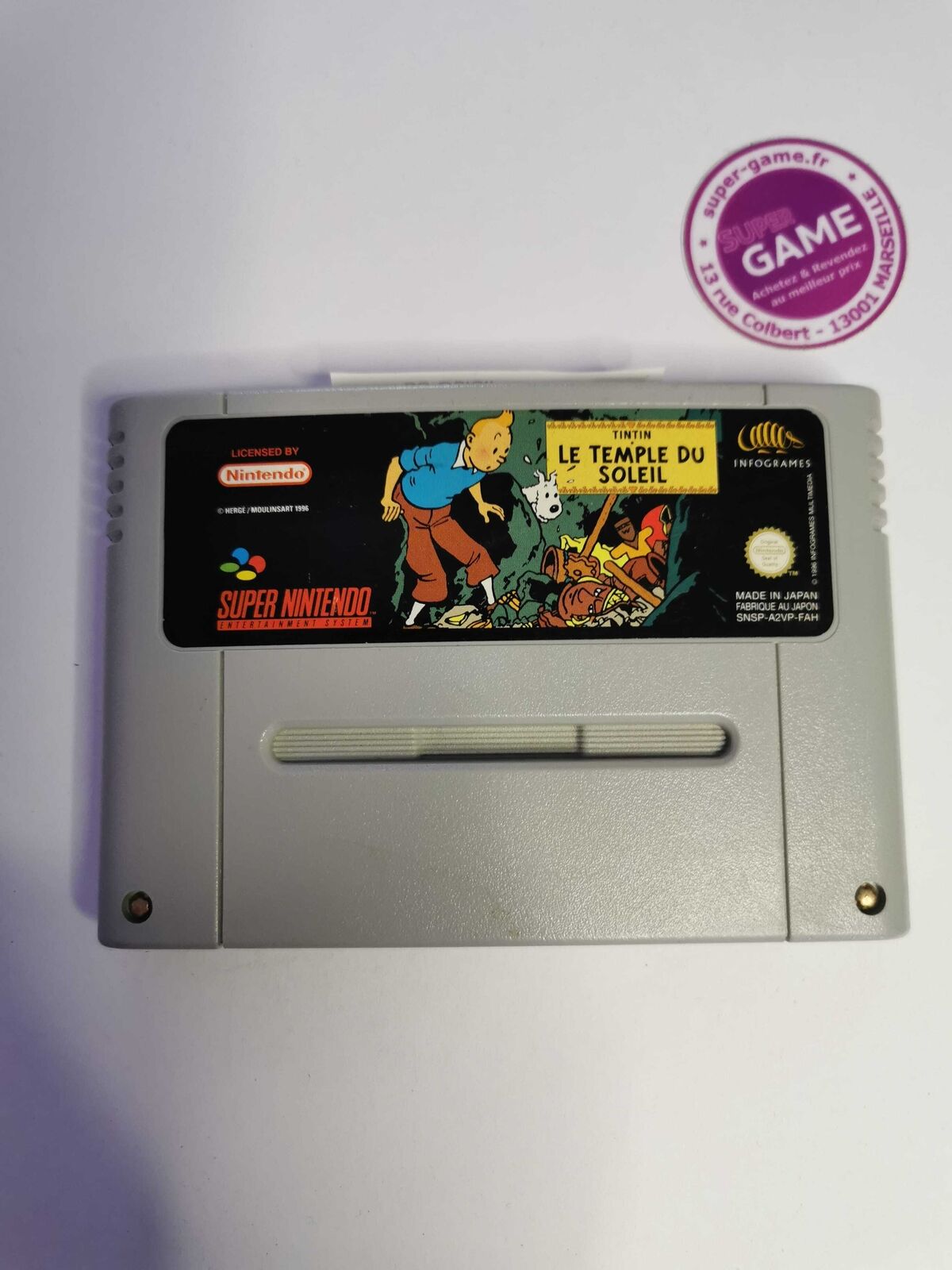 TINTIN ET LE TEMPLE DU SOLEIL - SNES #949