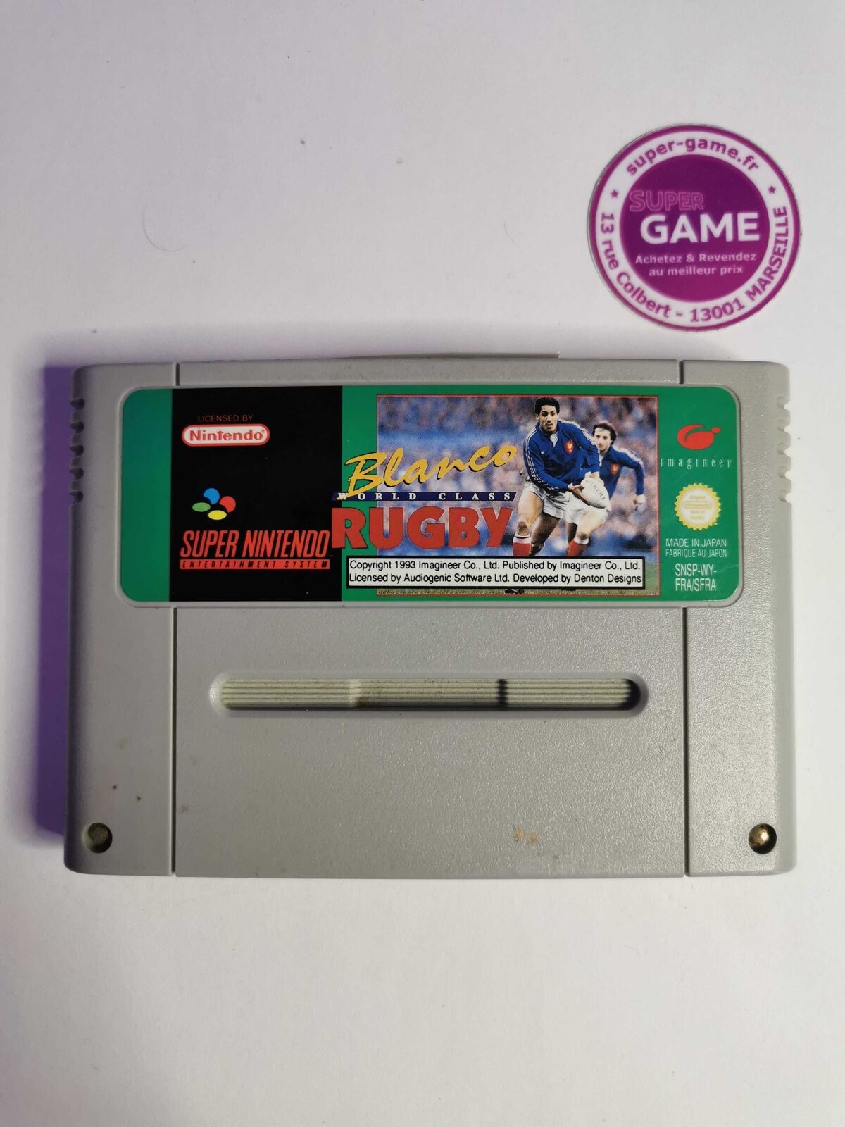 BLANCO WORLD CLASS RUGBY - SNES #838