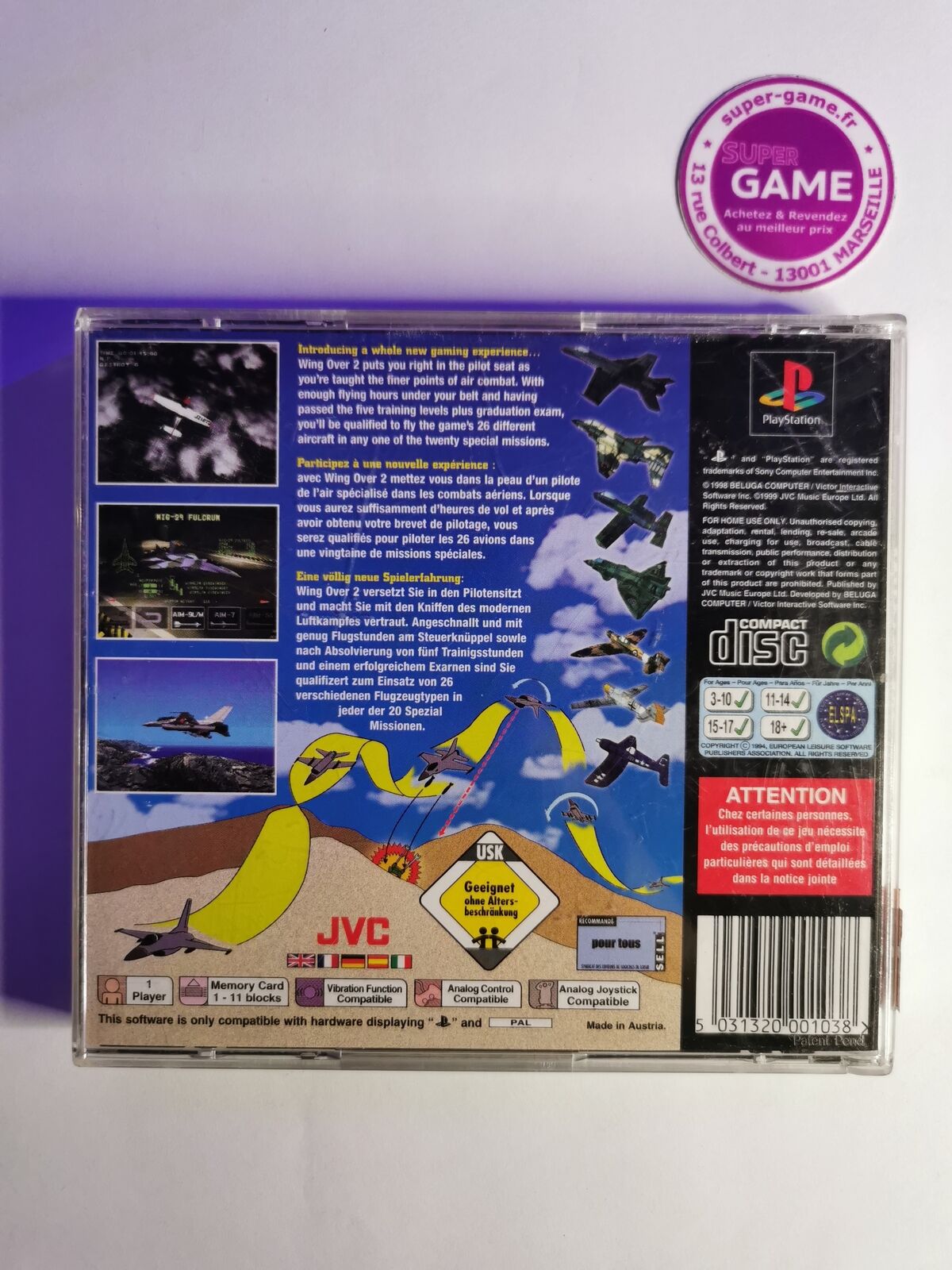 WING OVER 2 - PS1 #681