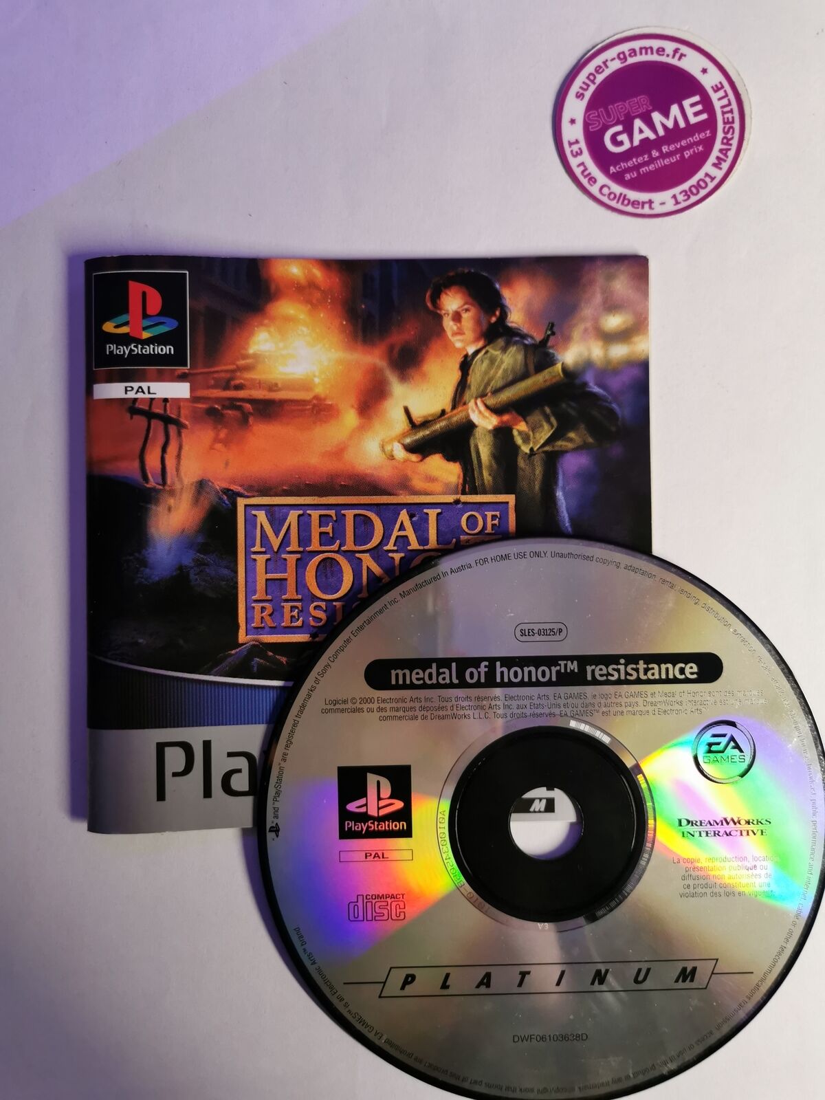 MEDAL OF HONOR RÉSISTANCE - PS1 #595