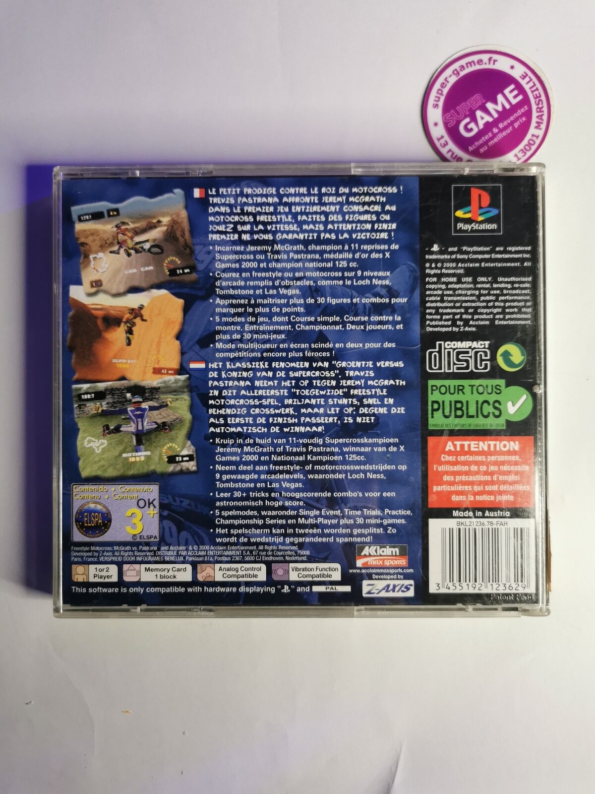 FREESTYLE MOTOCROSS: MCGRATH VS PASTRANA - PS1 #560