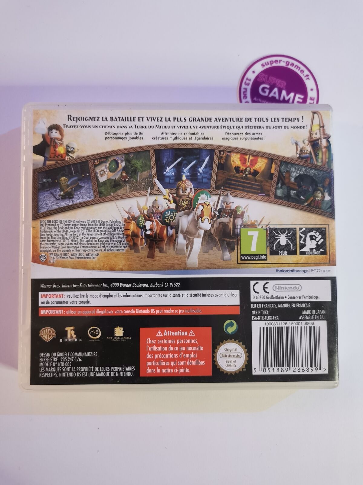 Lego Seigneur des Anneaux - DS #134