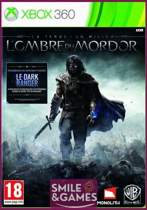 LA TERRE DU MILIEU: L'OMBRE DU MORDOR - XBOX 360