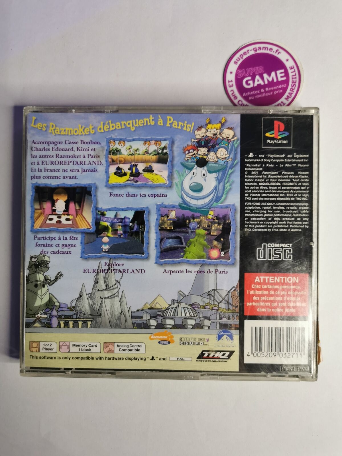 LES RAZMOKET À PARIS: LE FILM - PS1 #589