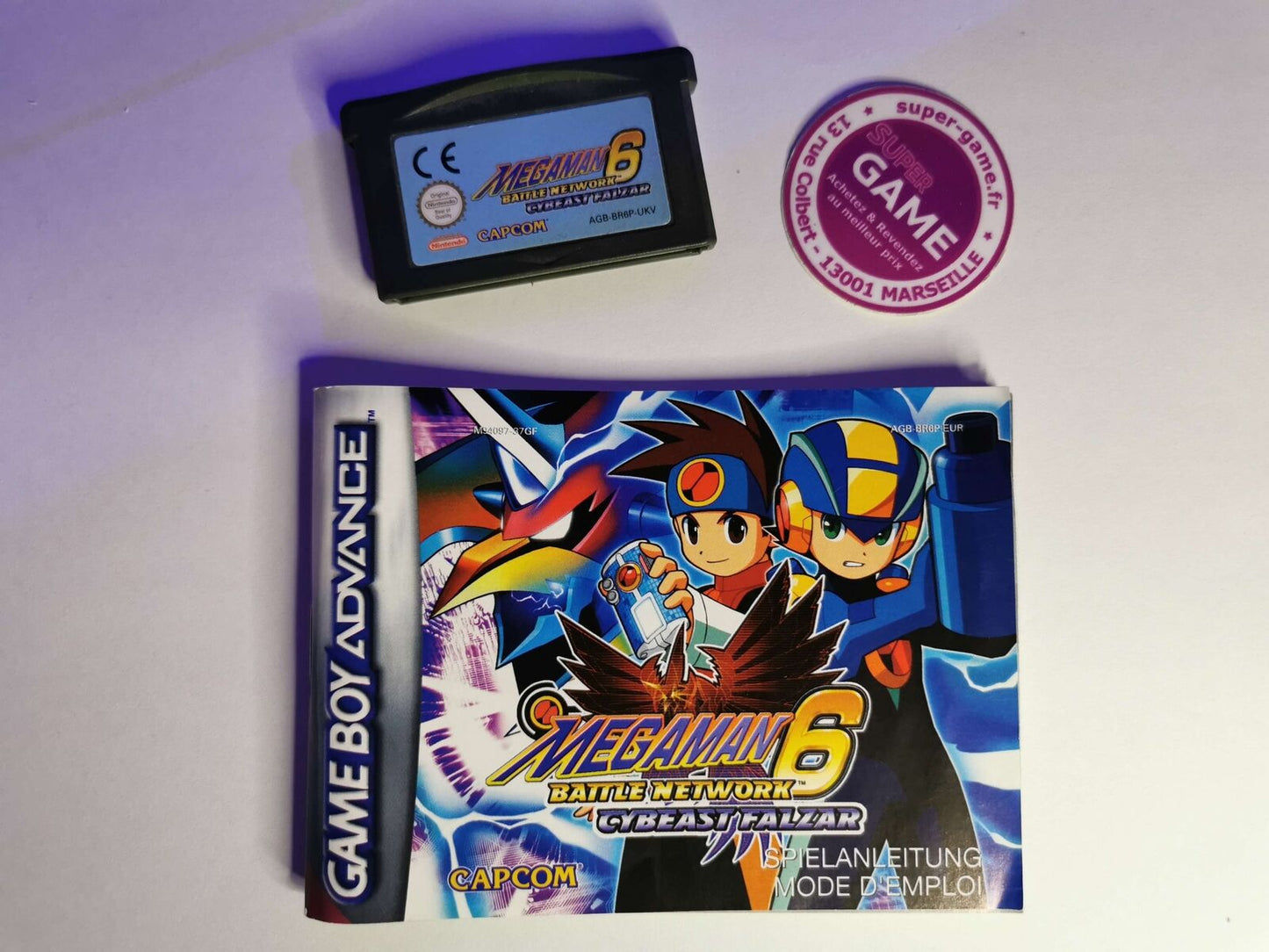 MEGAMAN 6 BATTLE NETWORK CYBEAST FALZAR - GBA #242