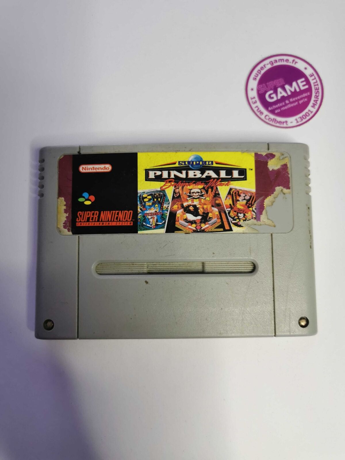 SUPER PINBALL BEHIND THE MASK - SNES #931