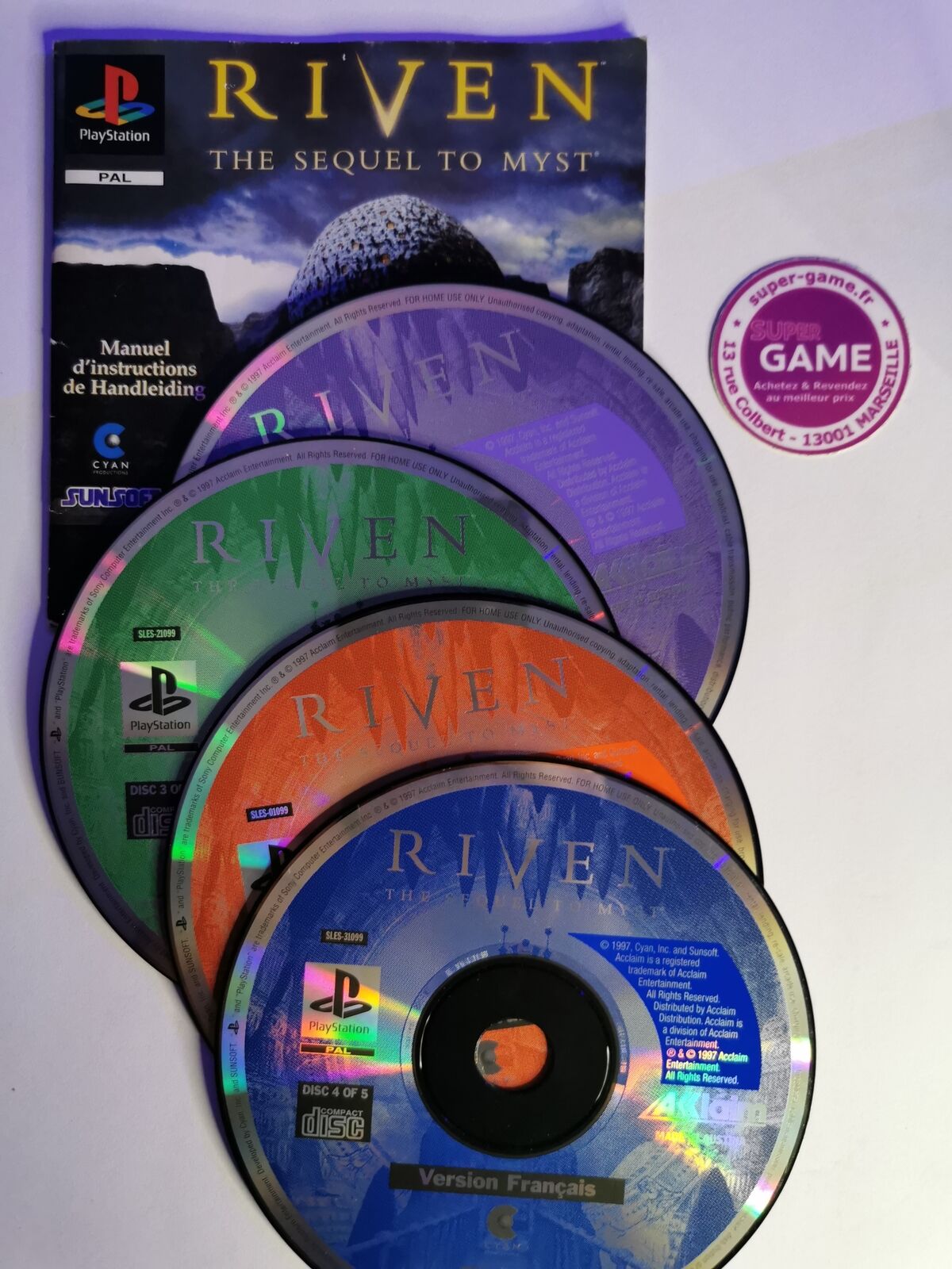 RIVEN THE SEQUEL TO MYST - PS1 #629