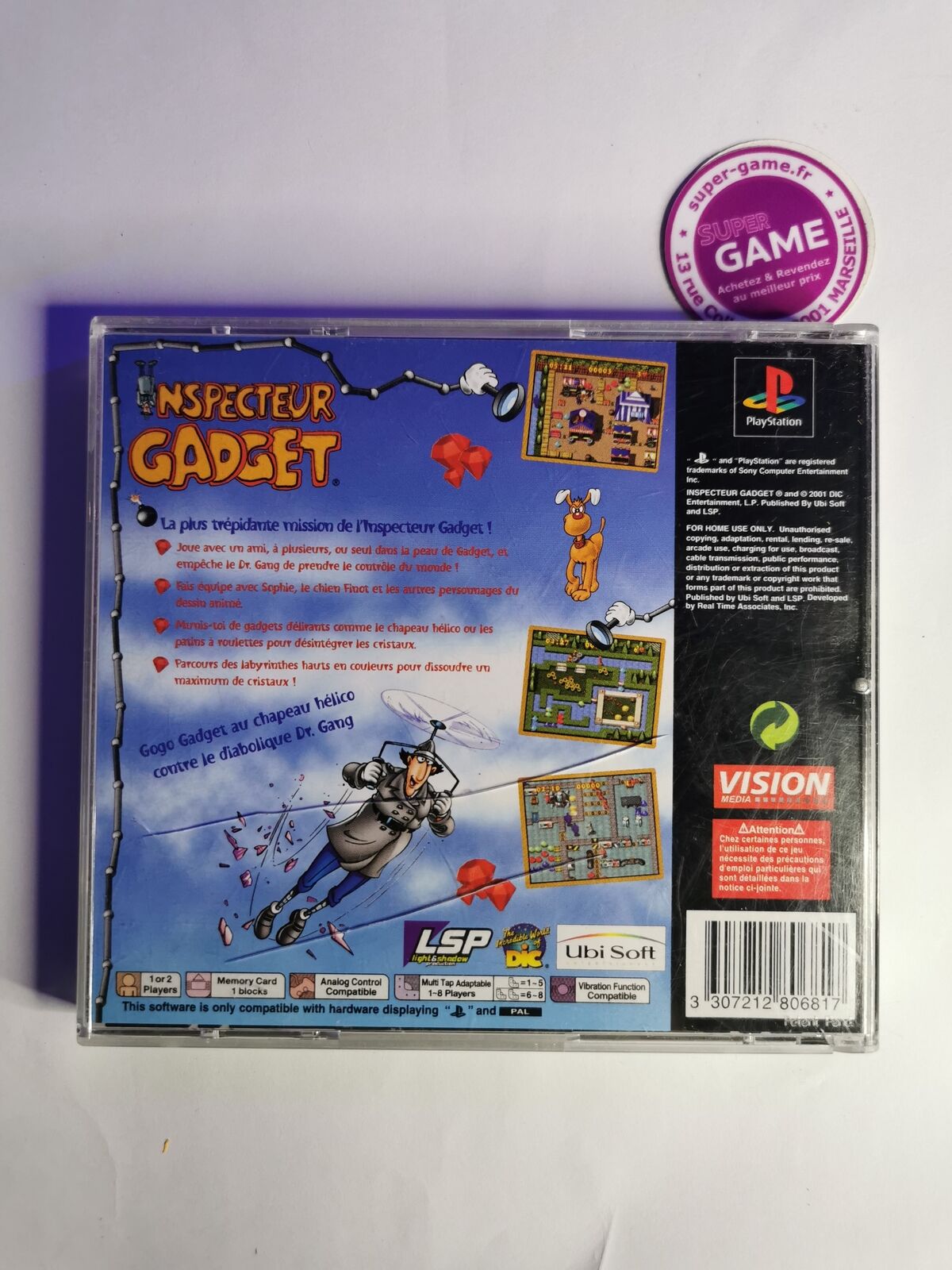 INSPECTEUR GADGET, PANIQUE DANS LE LABYRINTHE - PS1 #569