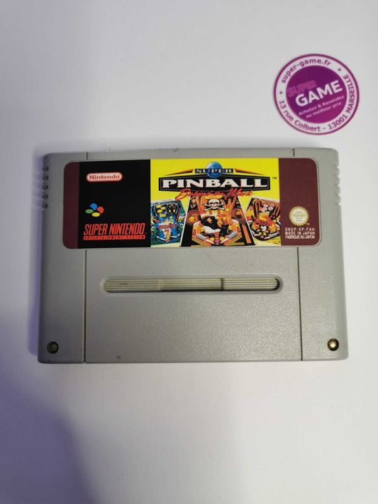 SUPER PINBALL BEHIND THE MASK - SNES  #930