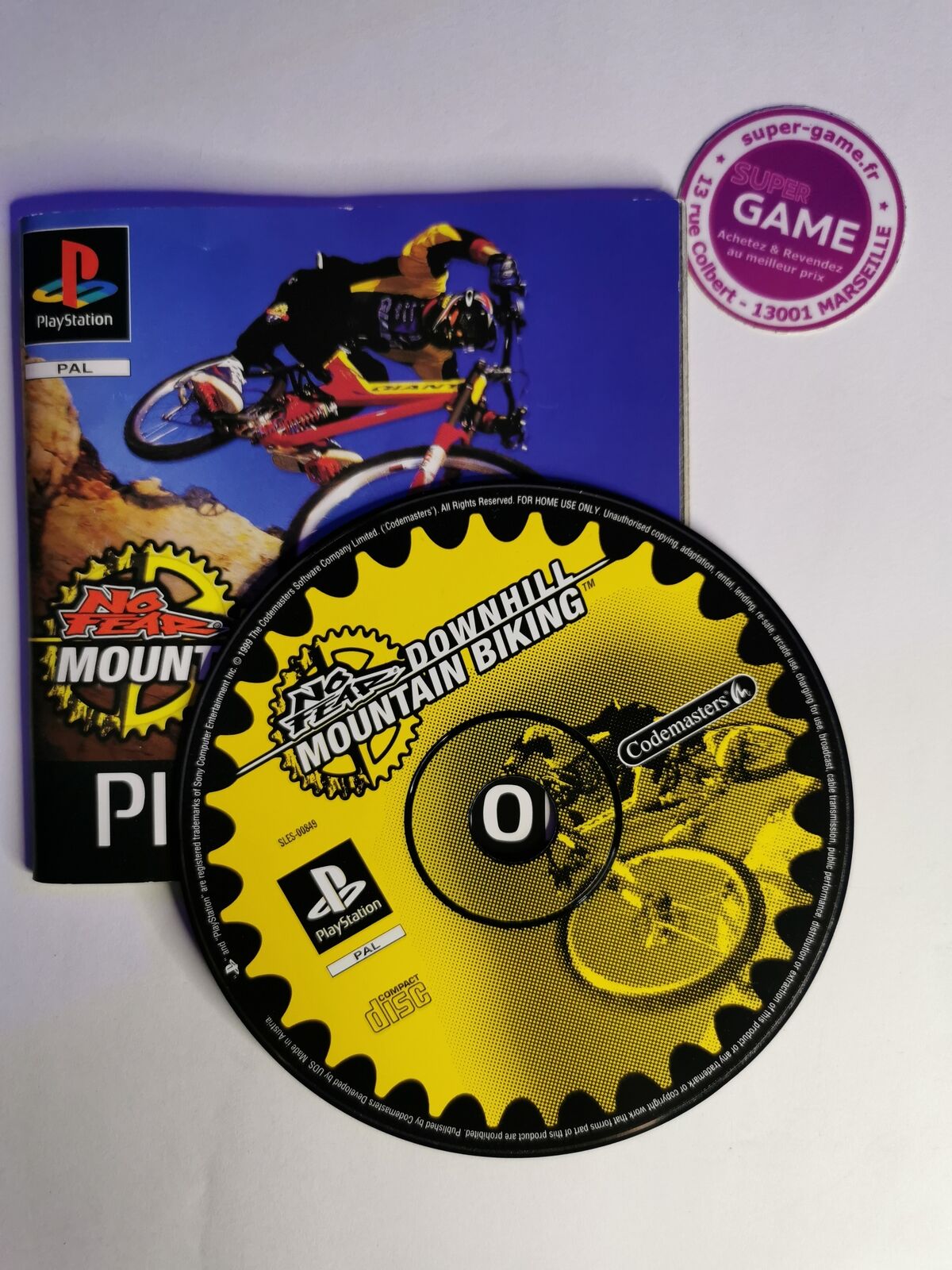 NO FEAR DOWNHILL - MOUNTAIN BIKING - PS1 #605