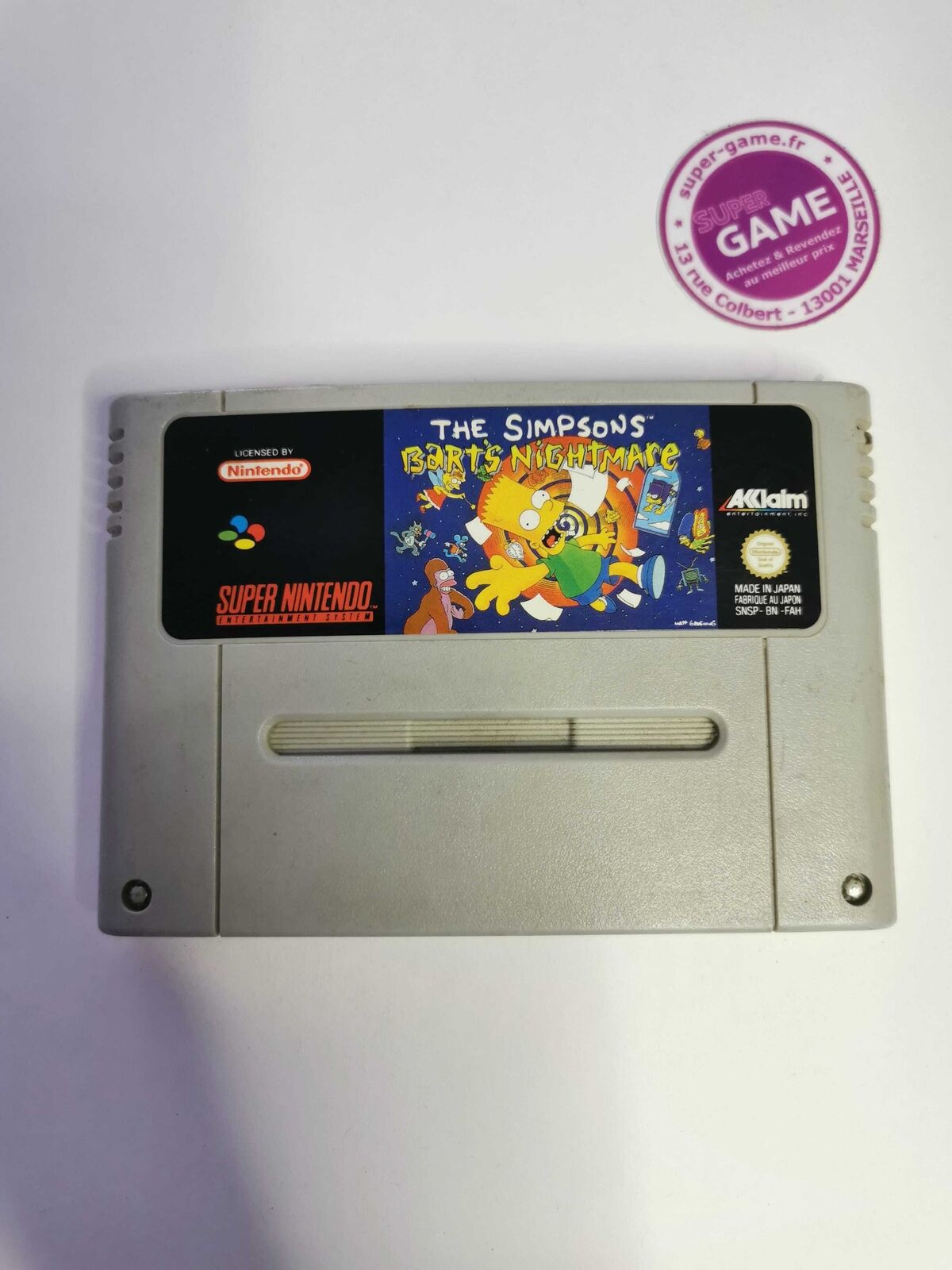 THE SIMPSONS BART'S NIGHTMARE - SNES #938