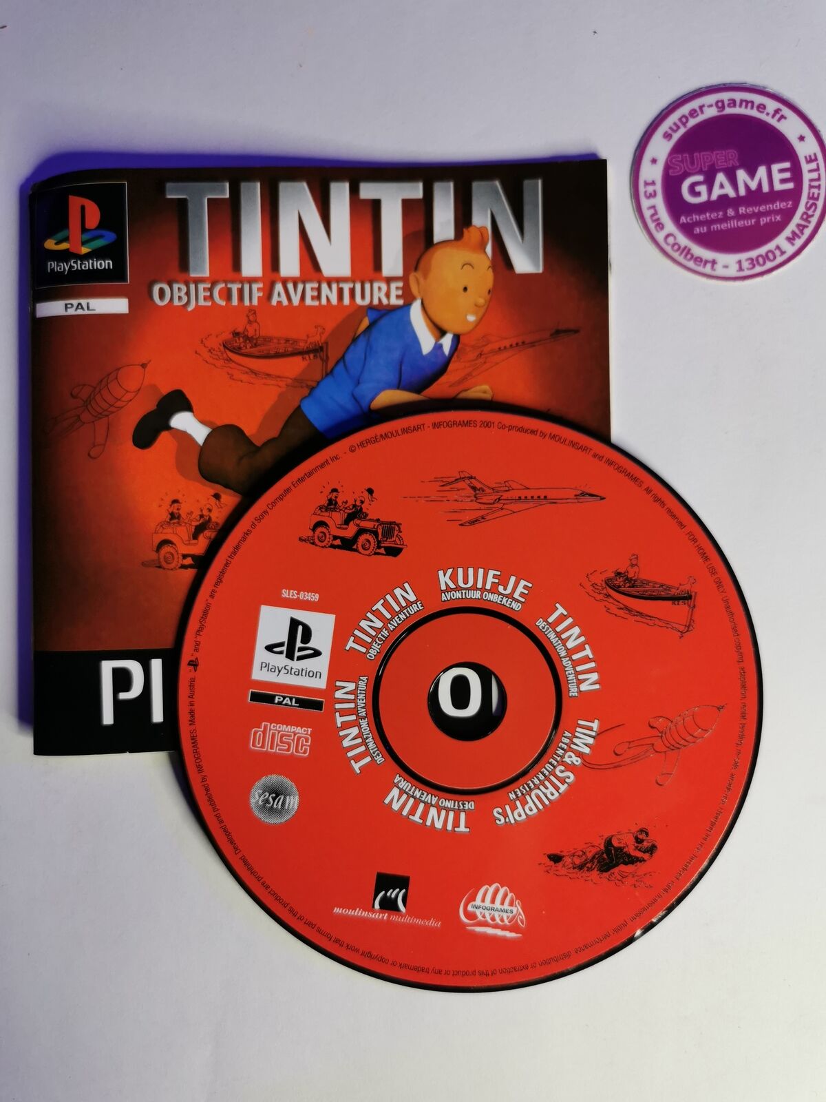 TINTIN - OBJECTIF AVENTURE - PS1 #660