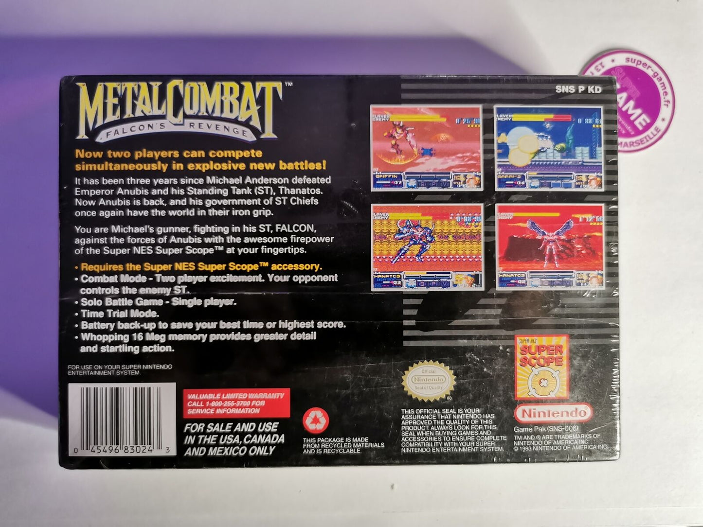 Metal Combat Falcon's Revenge - SNES US #226