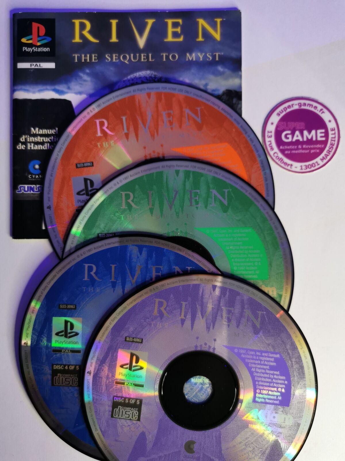 RIVEN THE SEQUEL TO MYST - PS1 #630