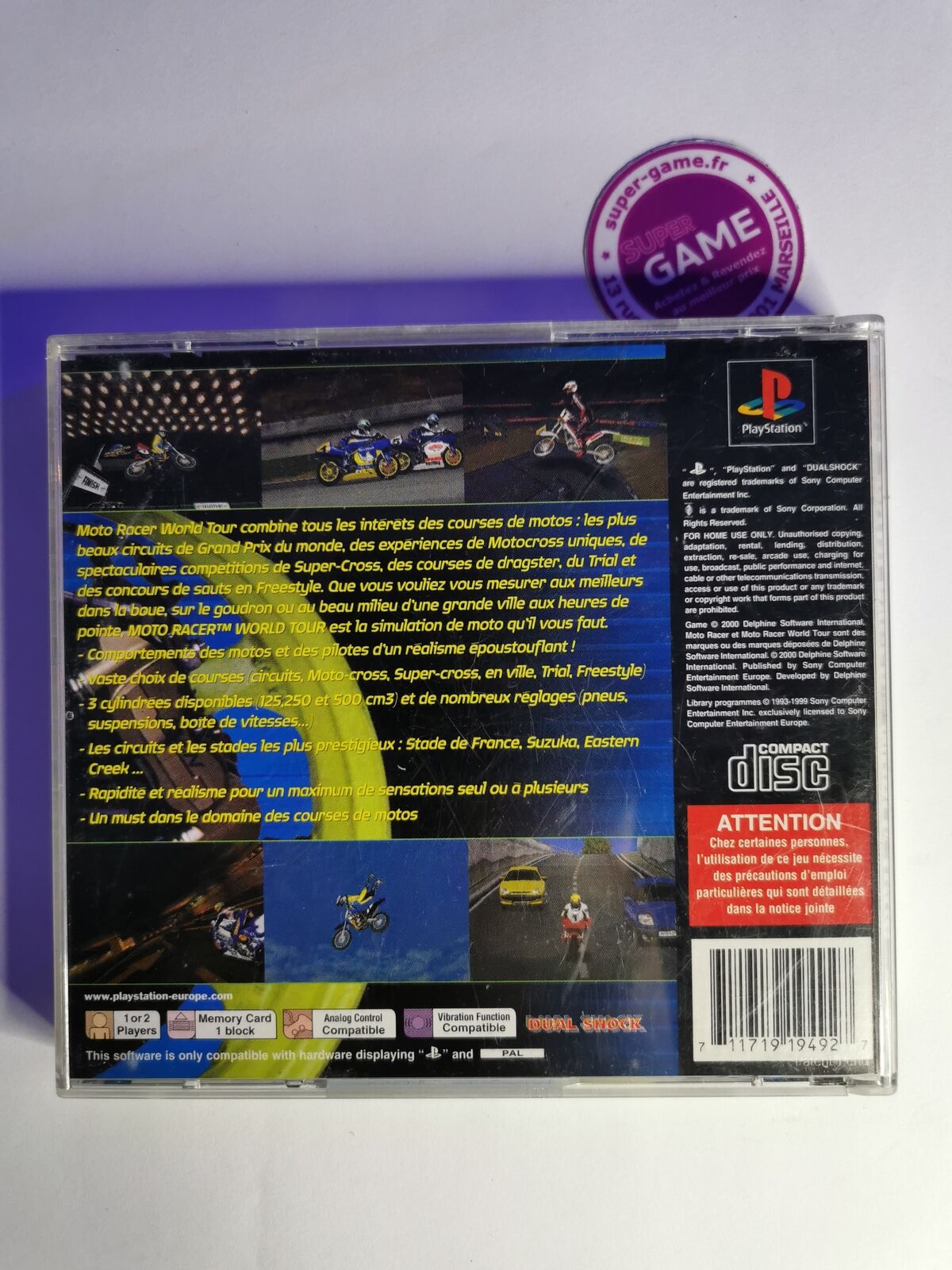 MOTO RACER WORLD TOUR - PS1 #603