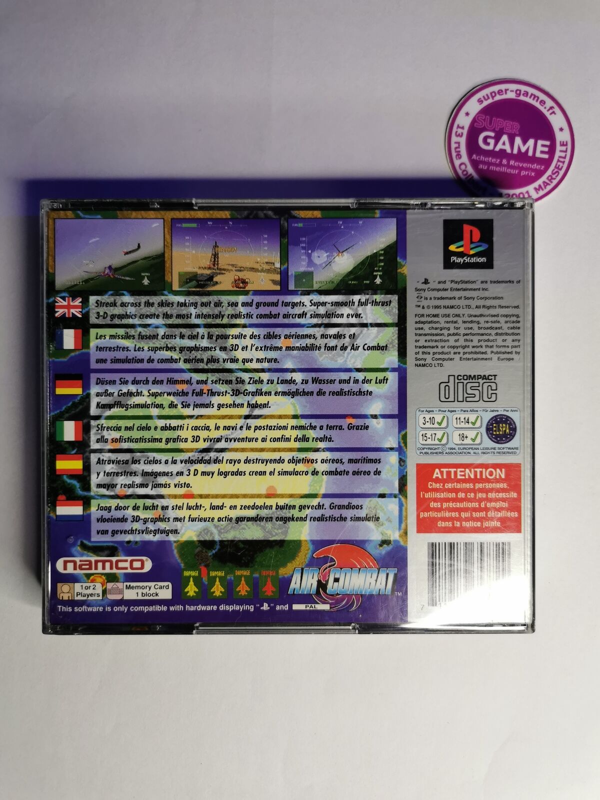 AIR COMBAT - PS1 #485