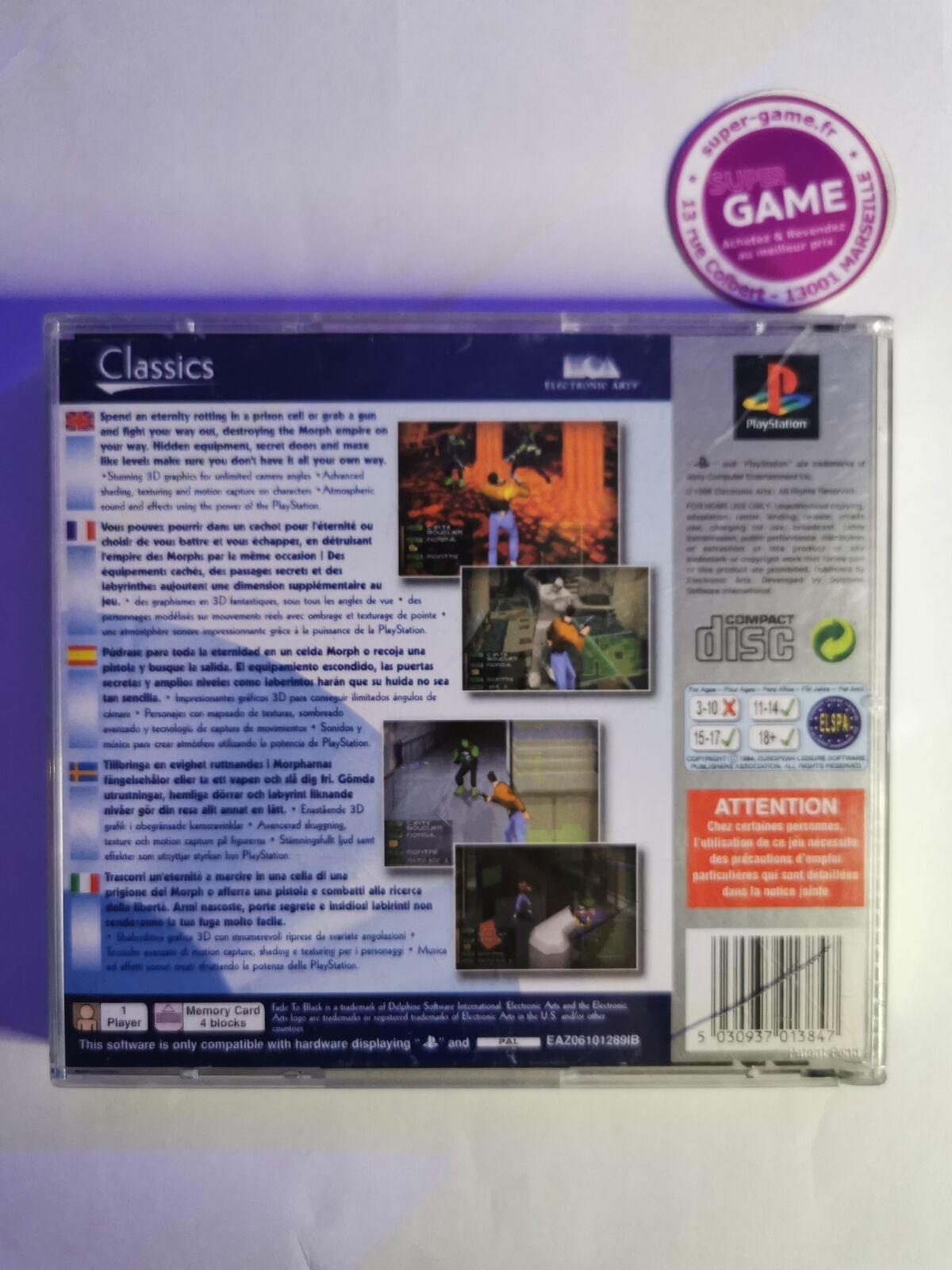 FADE TO BLACK - PS1 #545