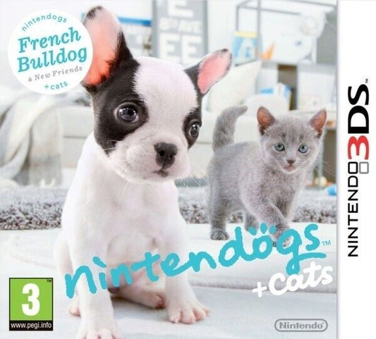 NINTENDOGS ET CATS BOULEDOGUE FRANÇAIS - 3DS