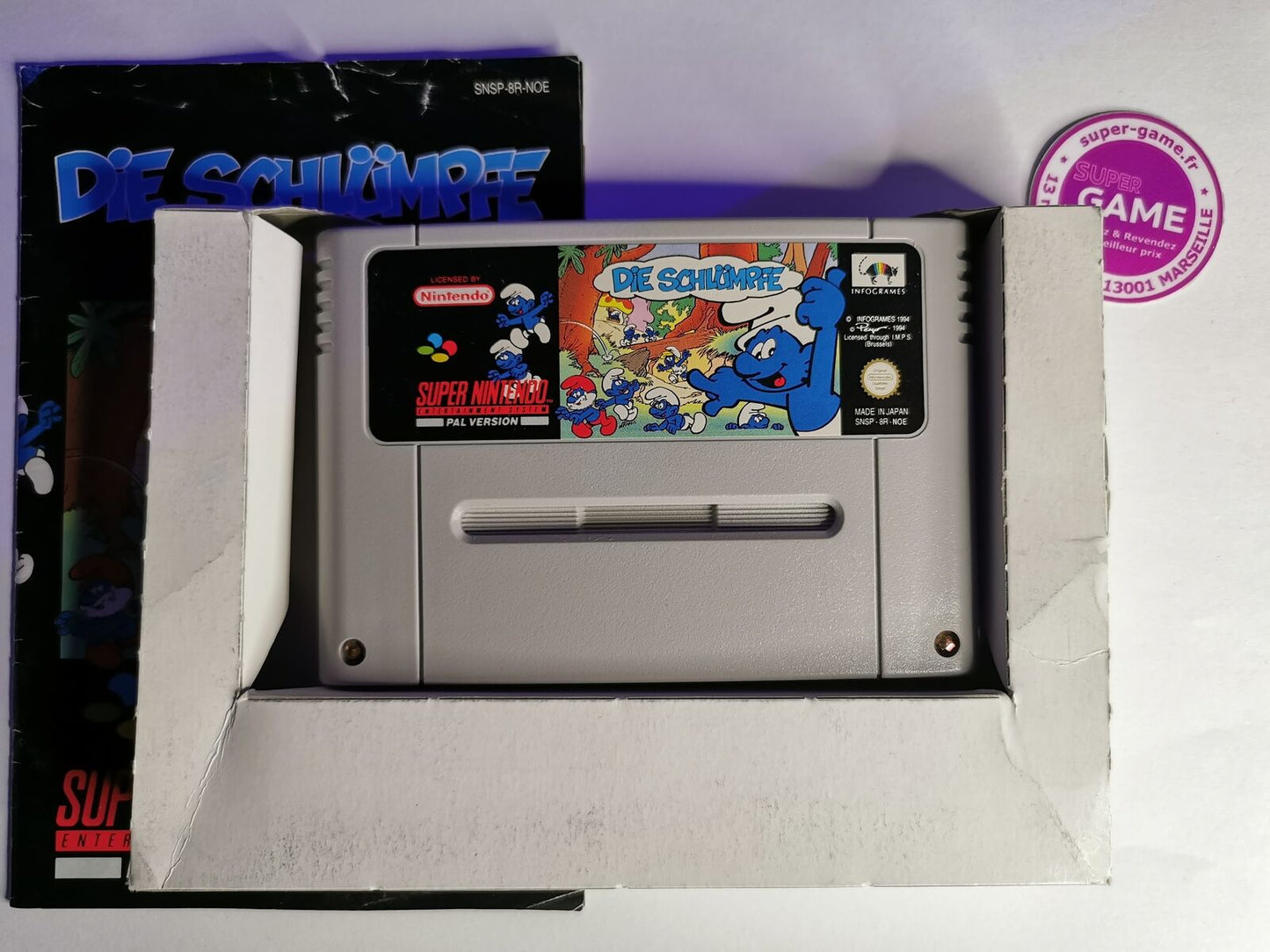 Les Schtroumpfs (version Allemagne) - SNES #220