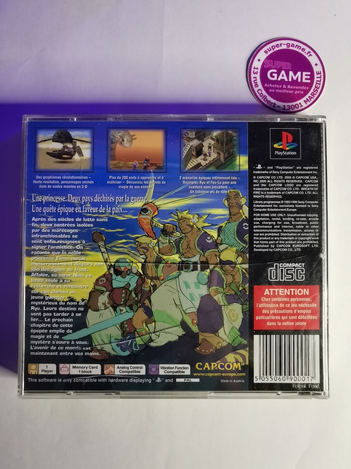 BREATH OF FIRE 4 - PS1 #498