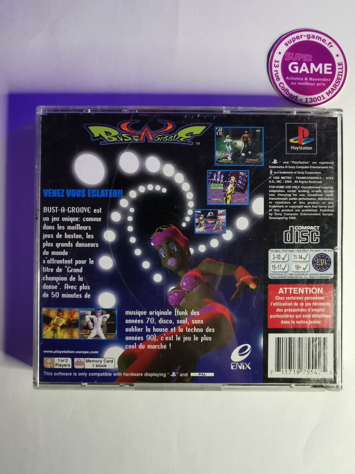 BUST-A-GROOVE - PS1 #500