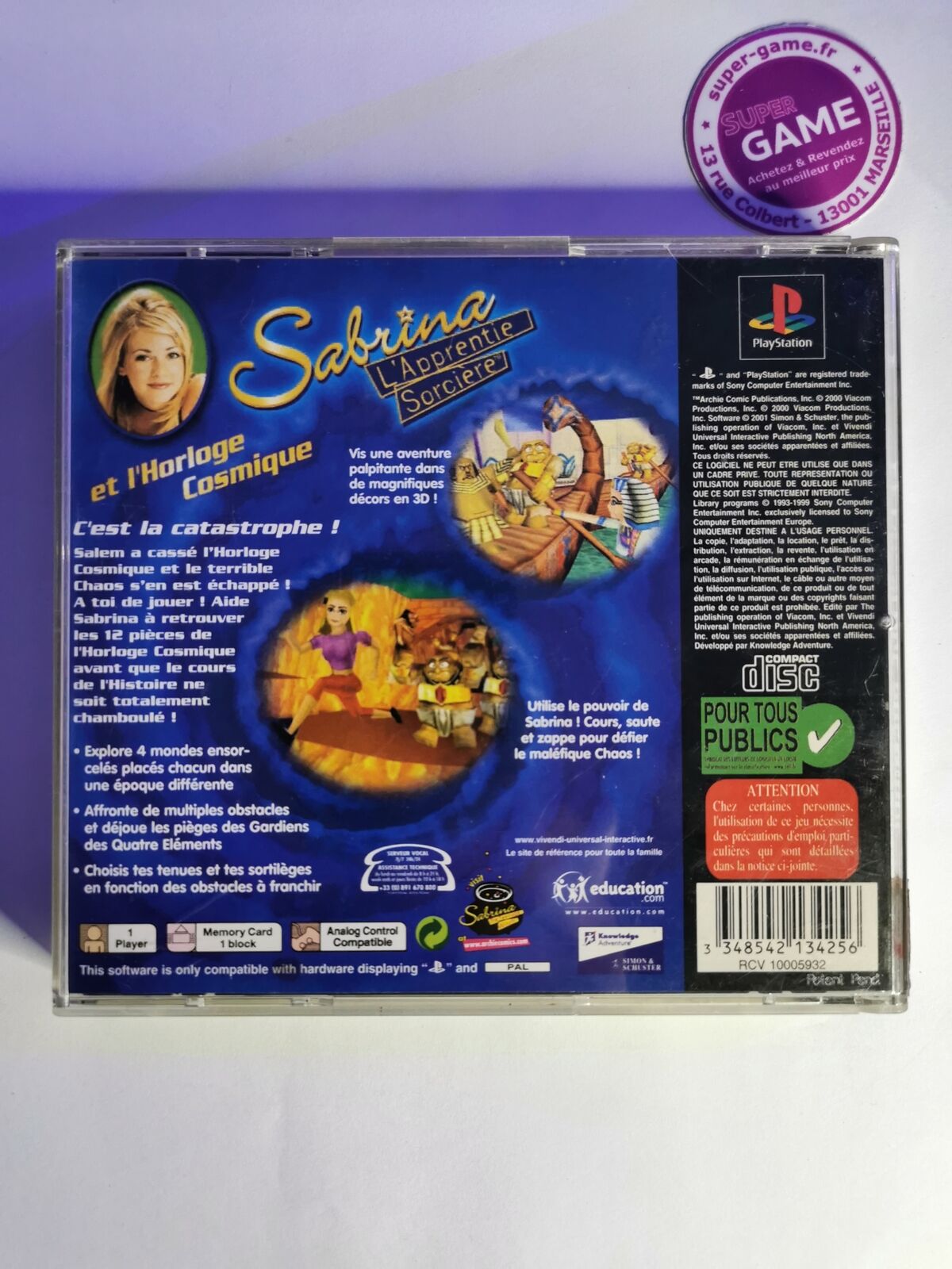 SABRINA L'APPRENTIE SORCIÈRE ET L'HORLOGE COSMIQUE - PS1 #632