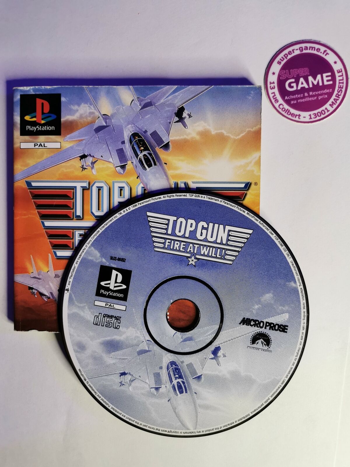 TOP GUN FIRE AT WILL - PS1 #668