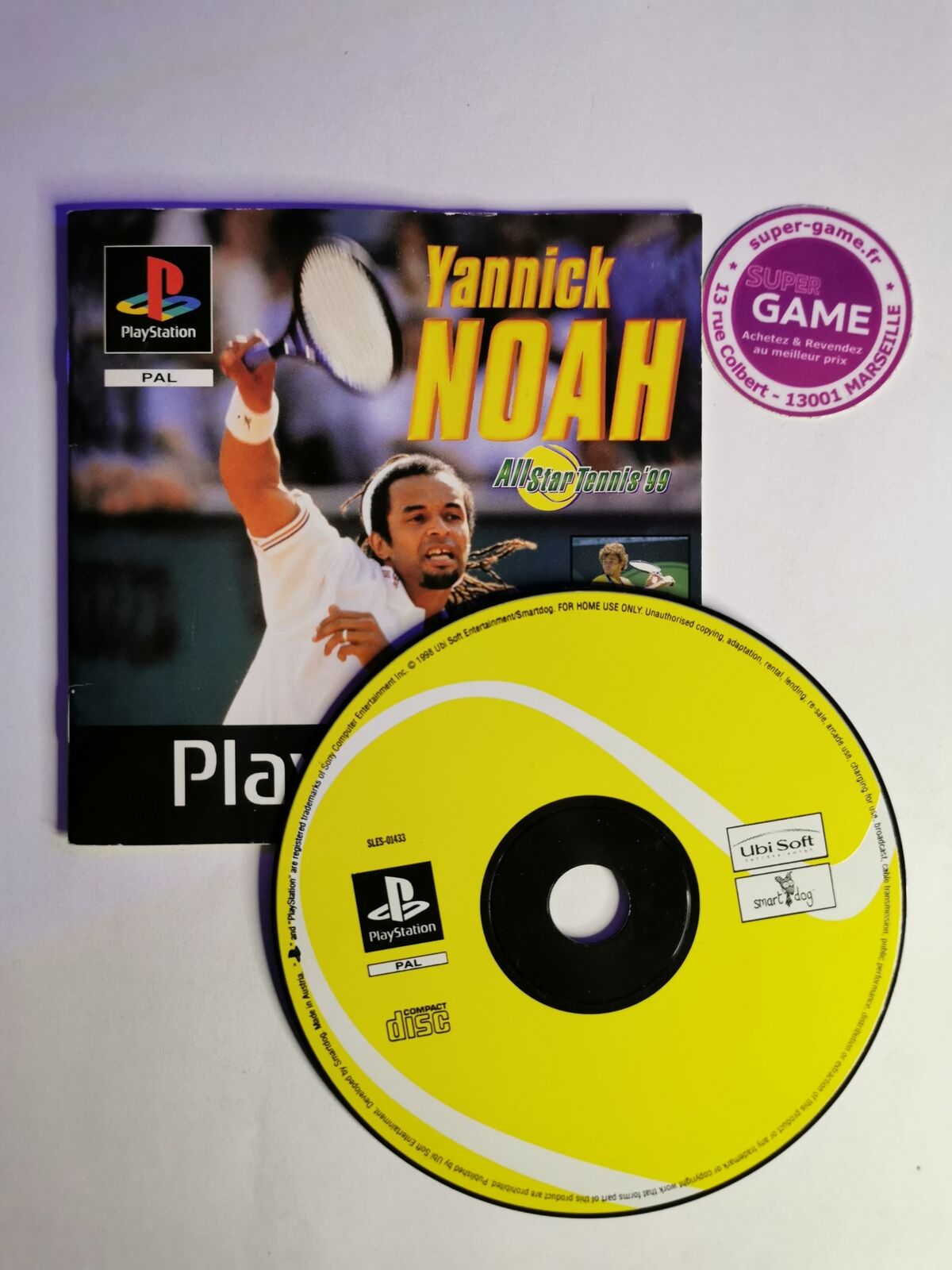 YANNICK NOAH ALL STARS TENNIS 99 - PS1 #686