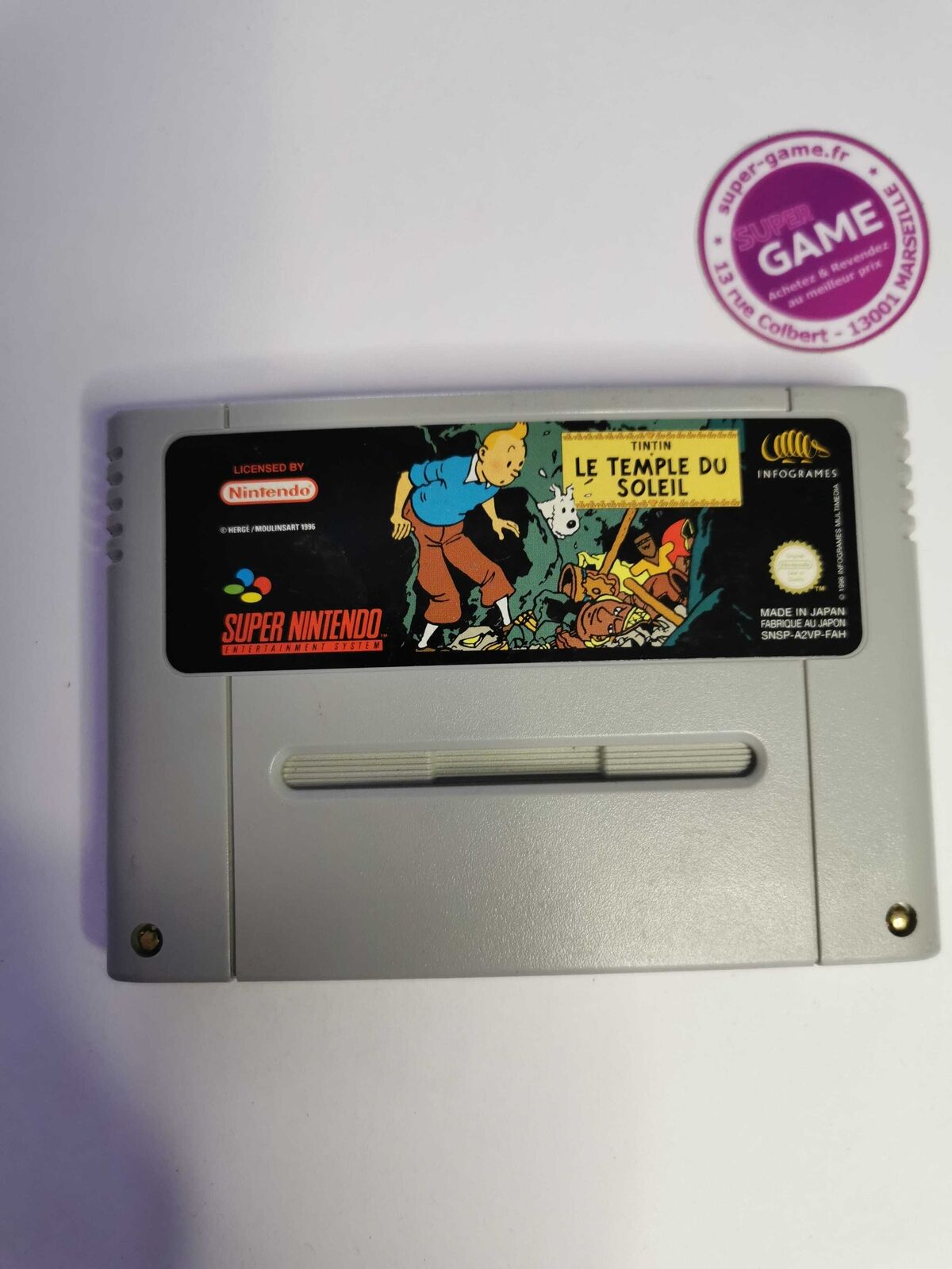 TINTIN ET LE TEMPLE DU SOLEIL - SNES #948